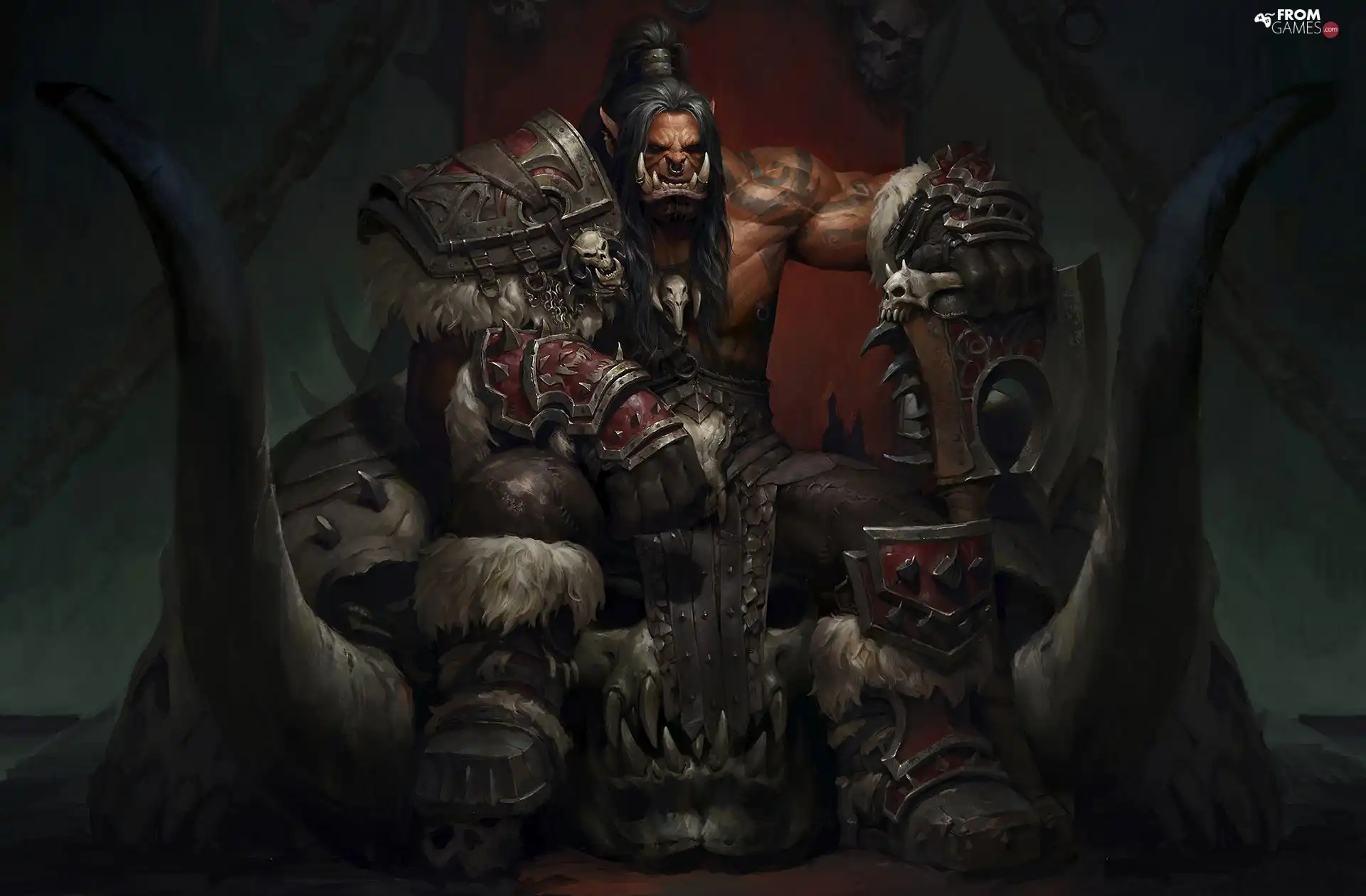 World of Warcraft: Warlords of Draenor, Grommash Hellscream, the throne, Ork