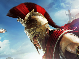 game, Alexios, helmet, Assassins Creed Odyssey