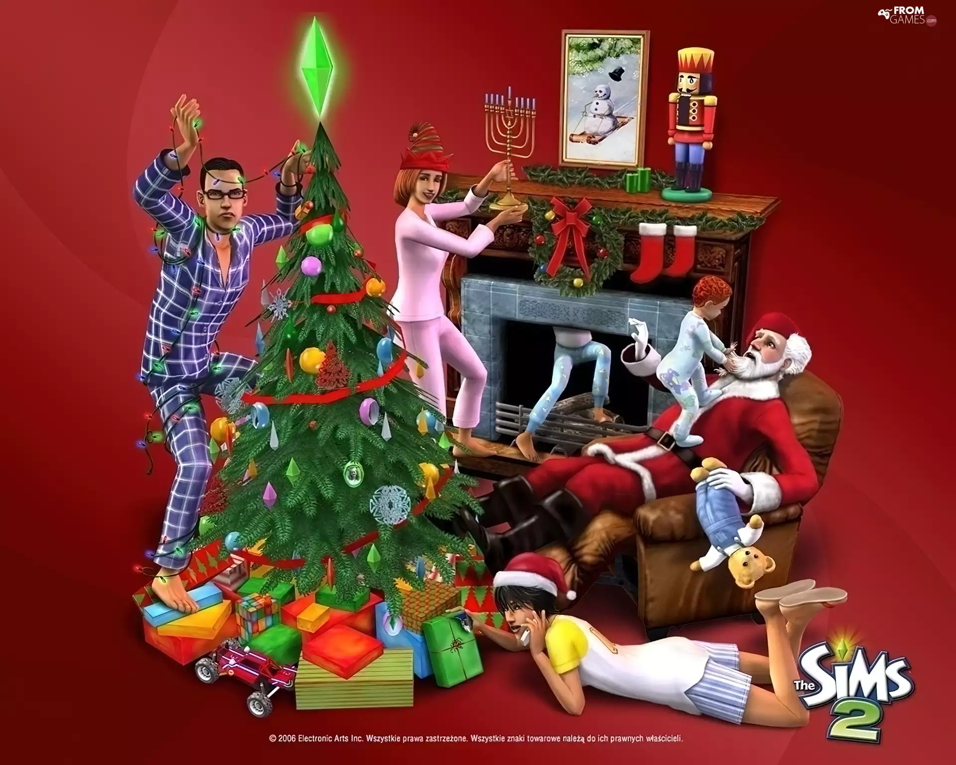christmas, The Sims 2