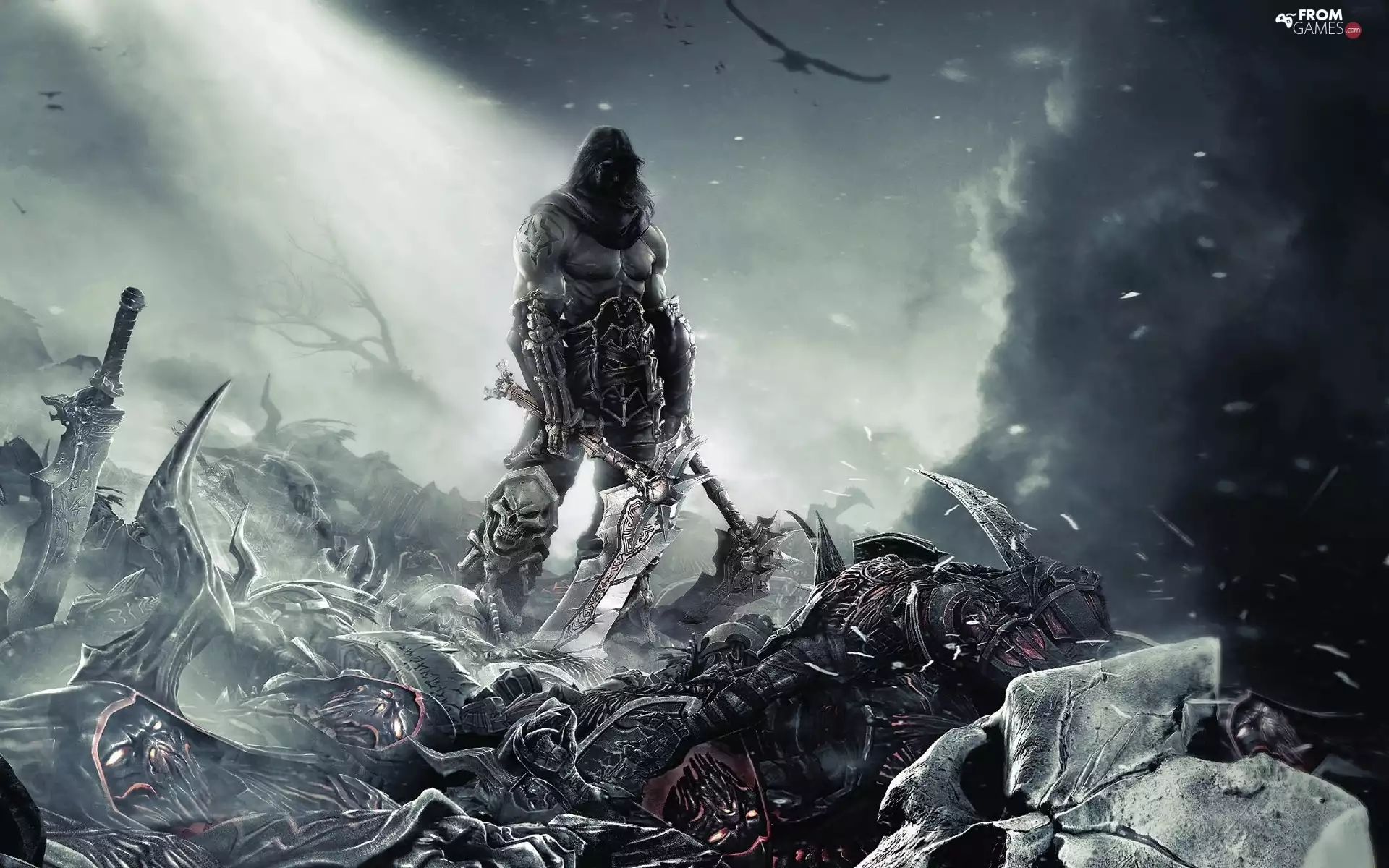 Darksiders 2, Field, Battle, fighter