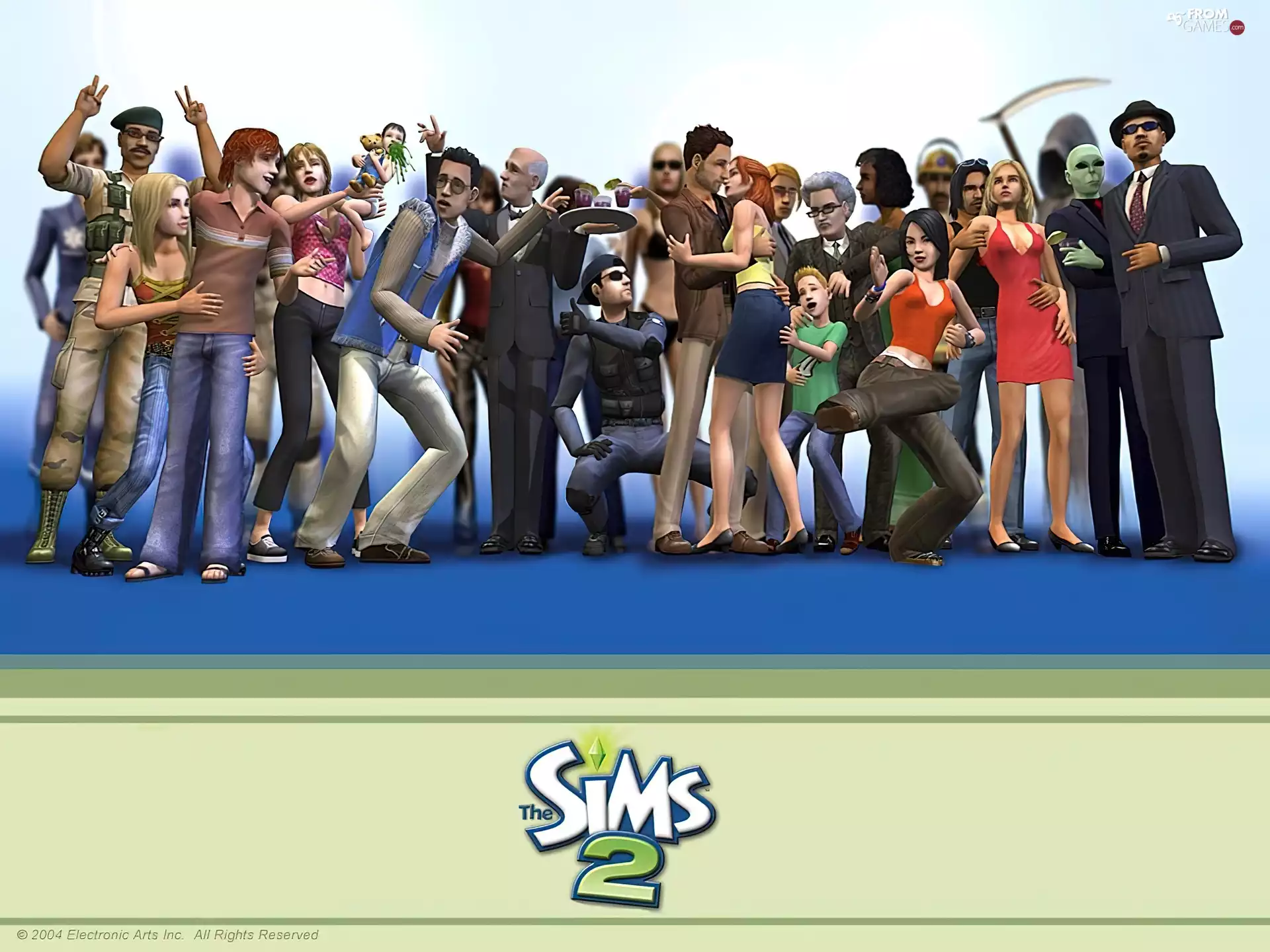 Characters, The Sims 2, police officer