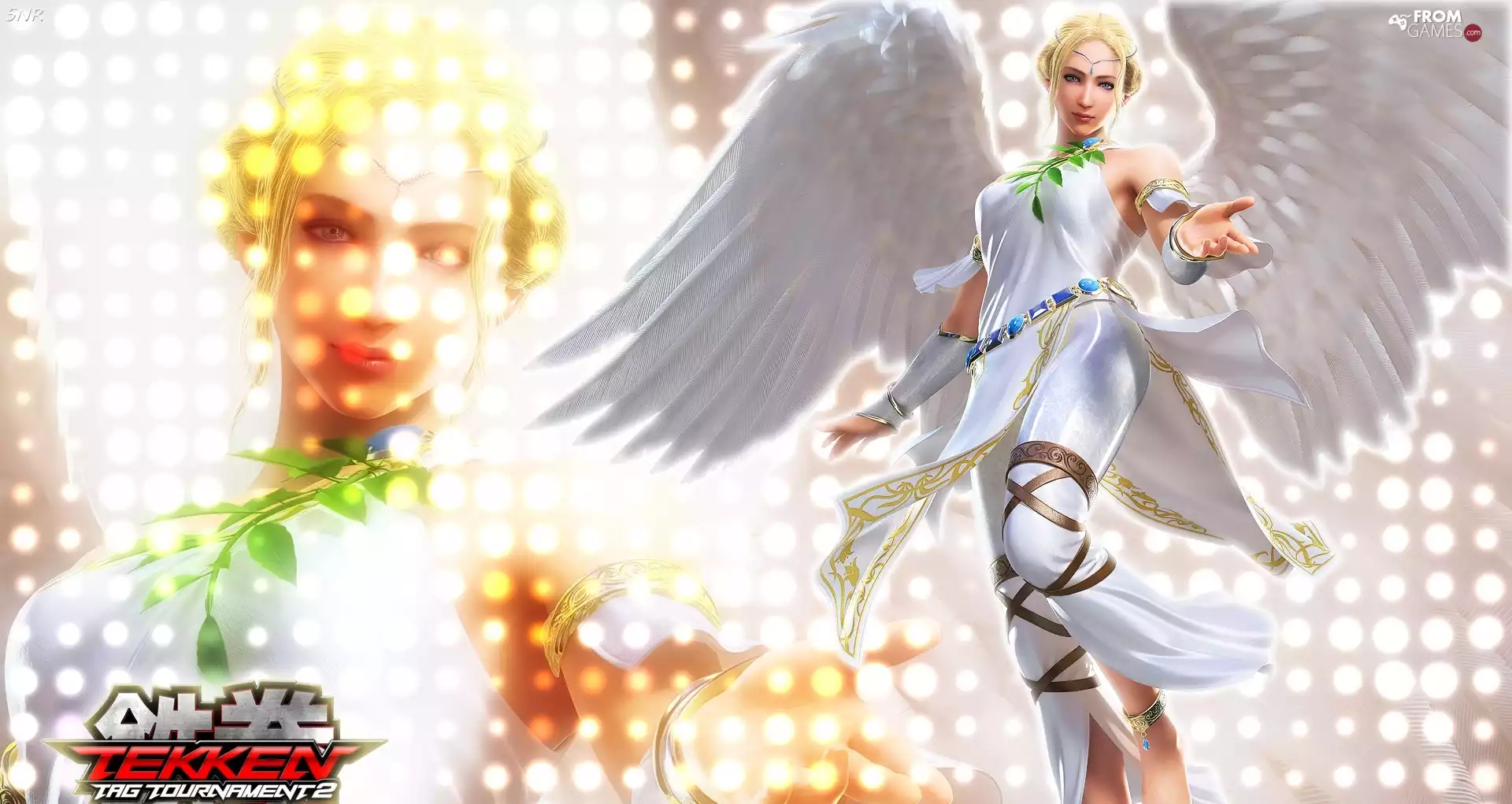 Tekken Tag Tournament 2, Wings, neon, angel