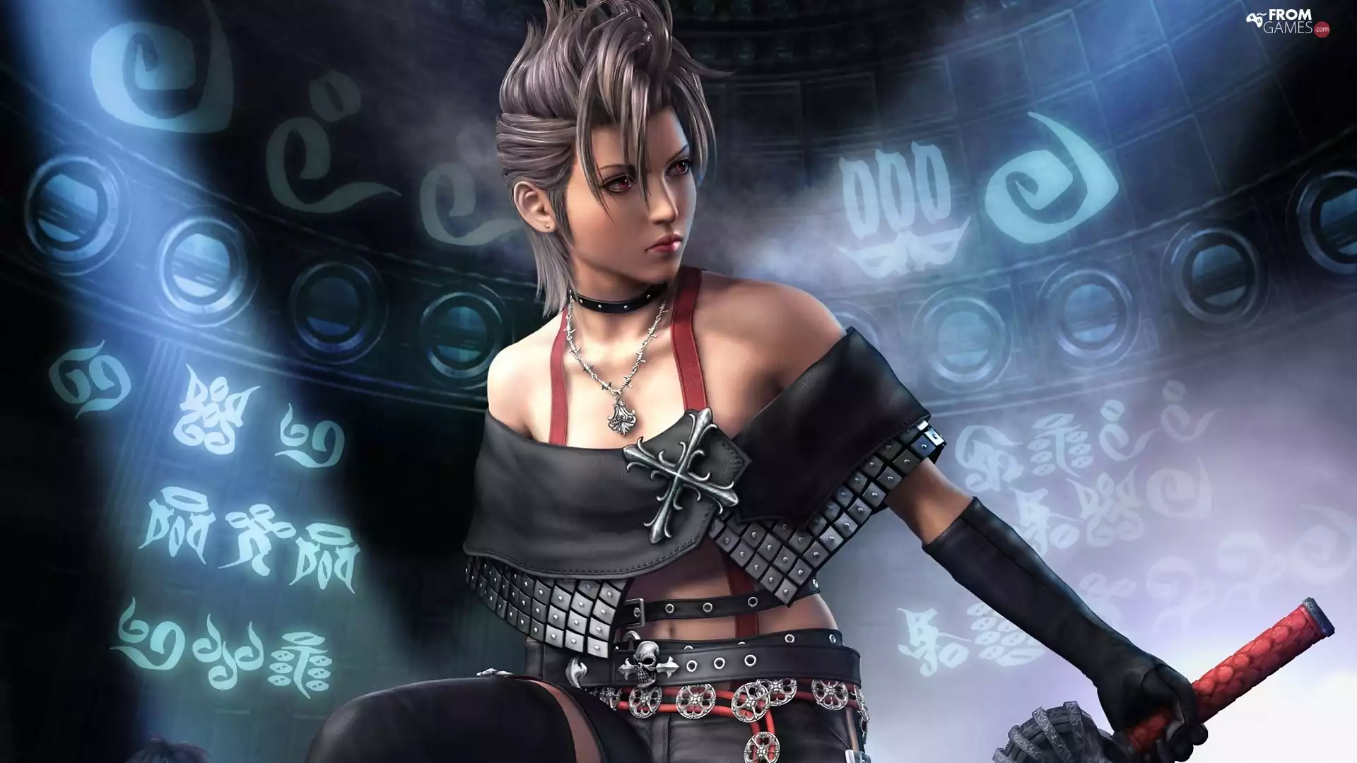 Final Fantasy X-2, leathery, costume, Women