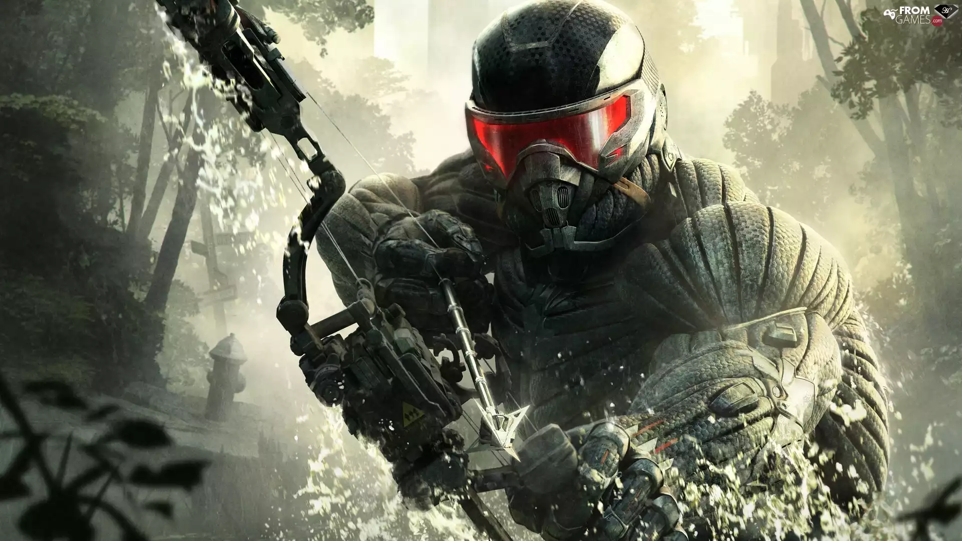 Crysis 3, form, Weapons, Masked