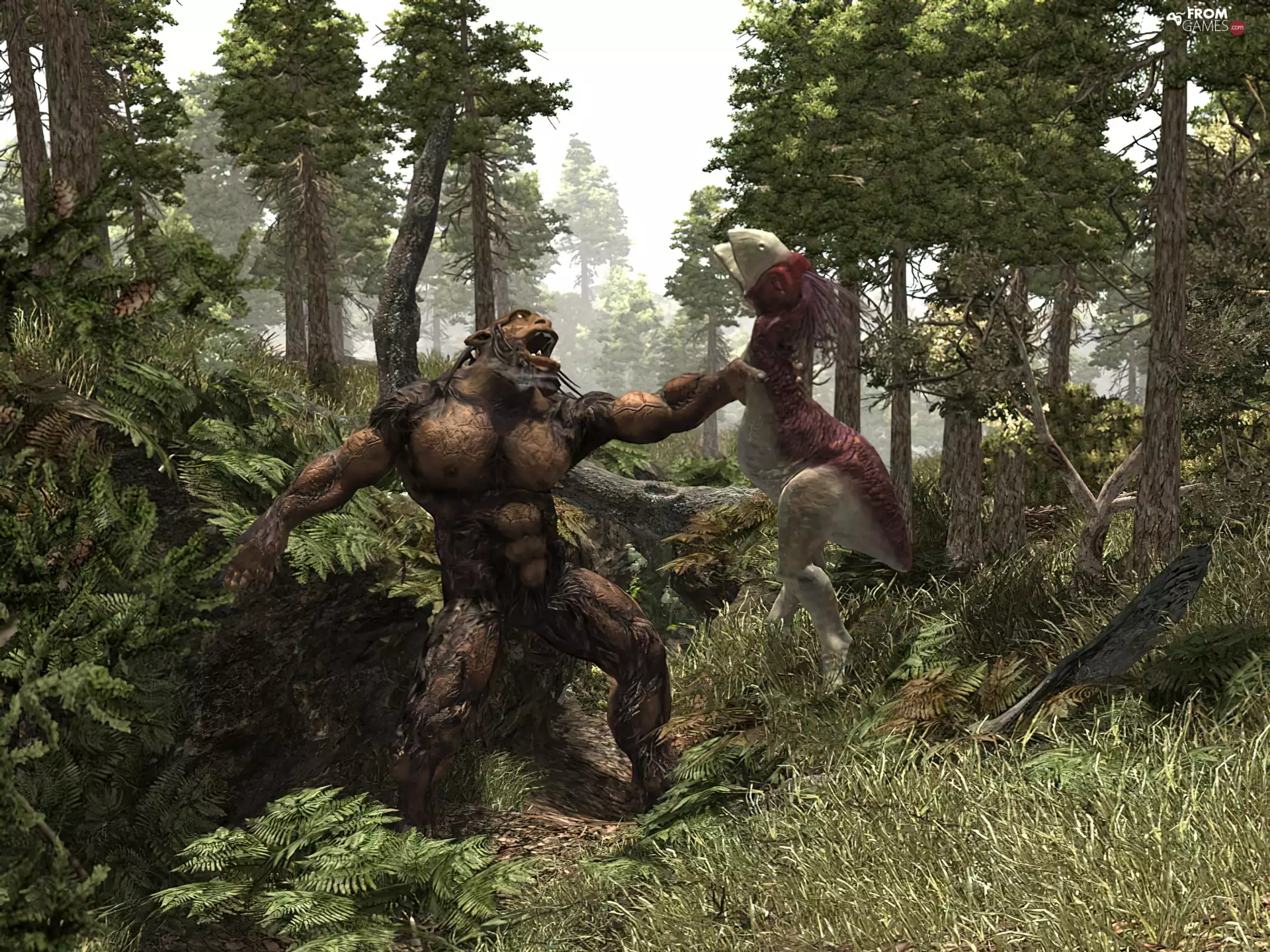 Gothic 3, gods, Fight, twilight