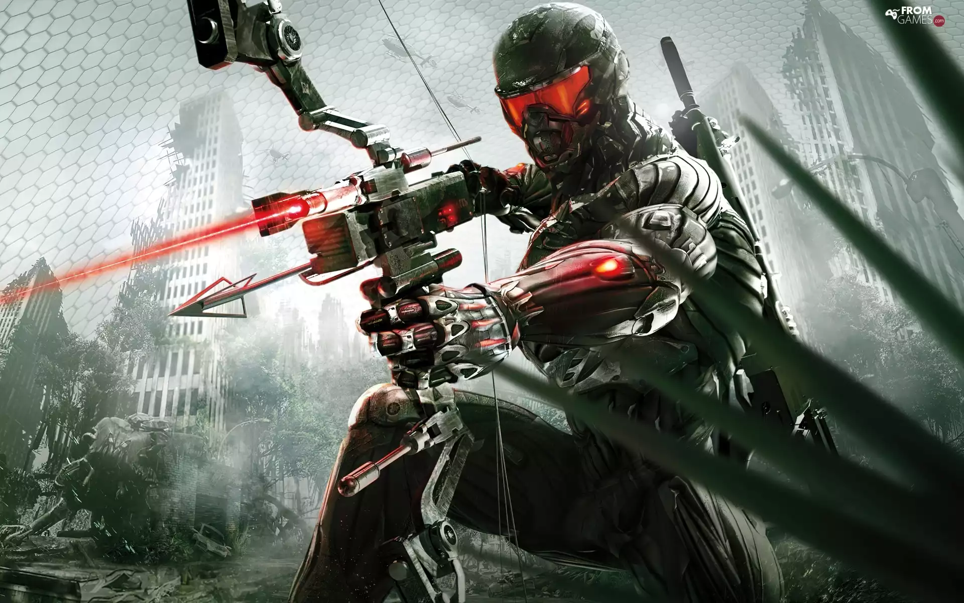 Crysis 3, Mask, Bow, form