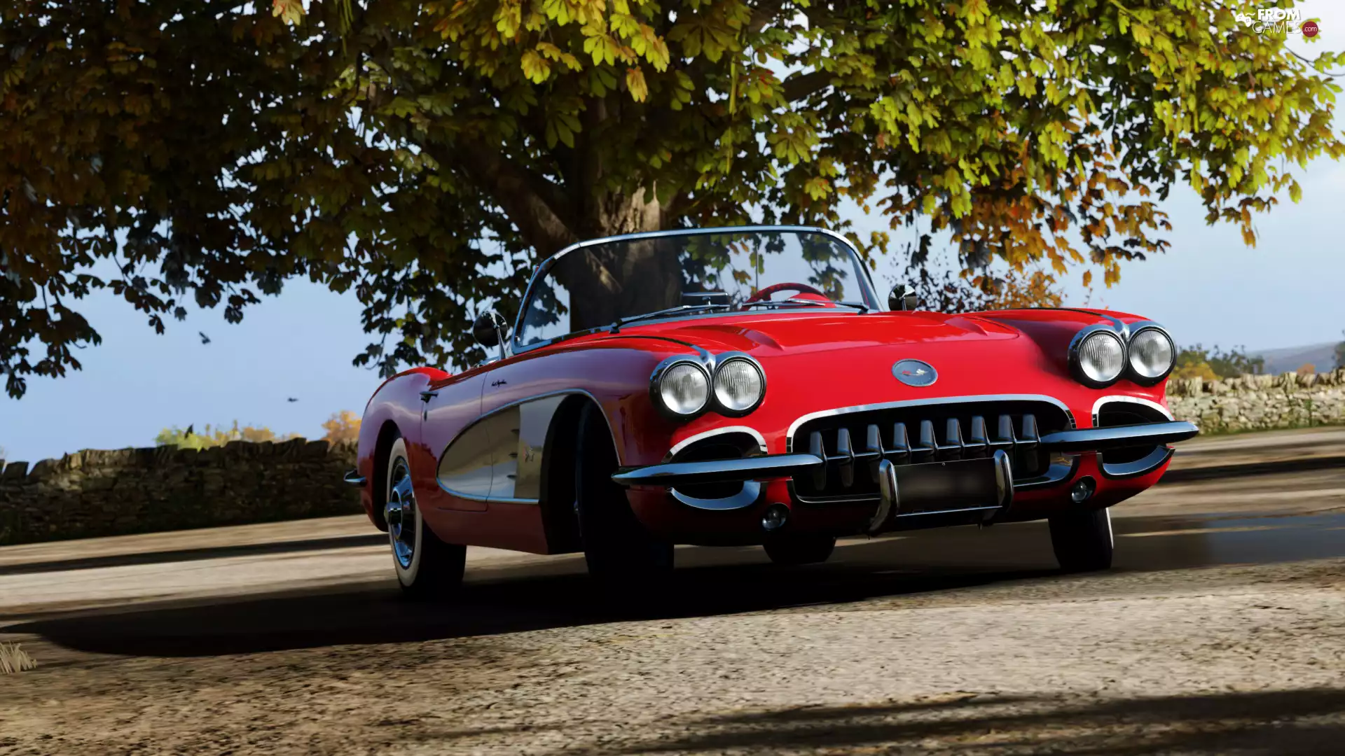 Chevrolet Corvette, 1960, Red, antique, Forza Horizon 4
