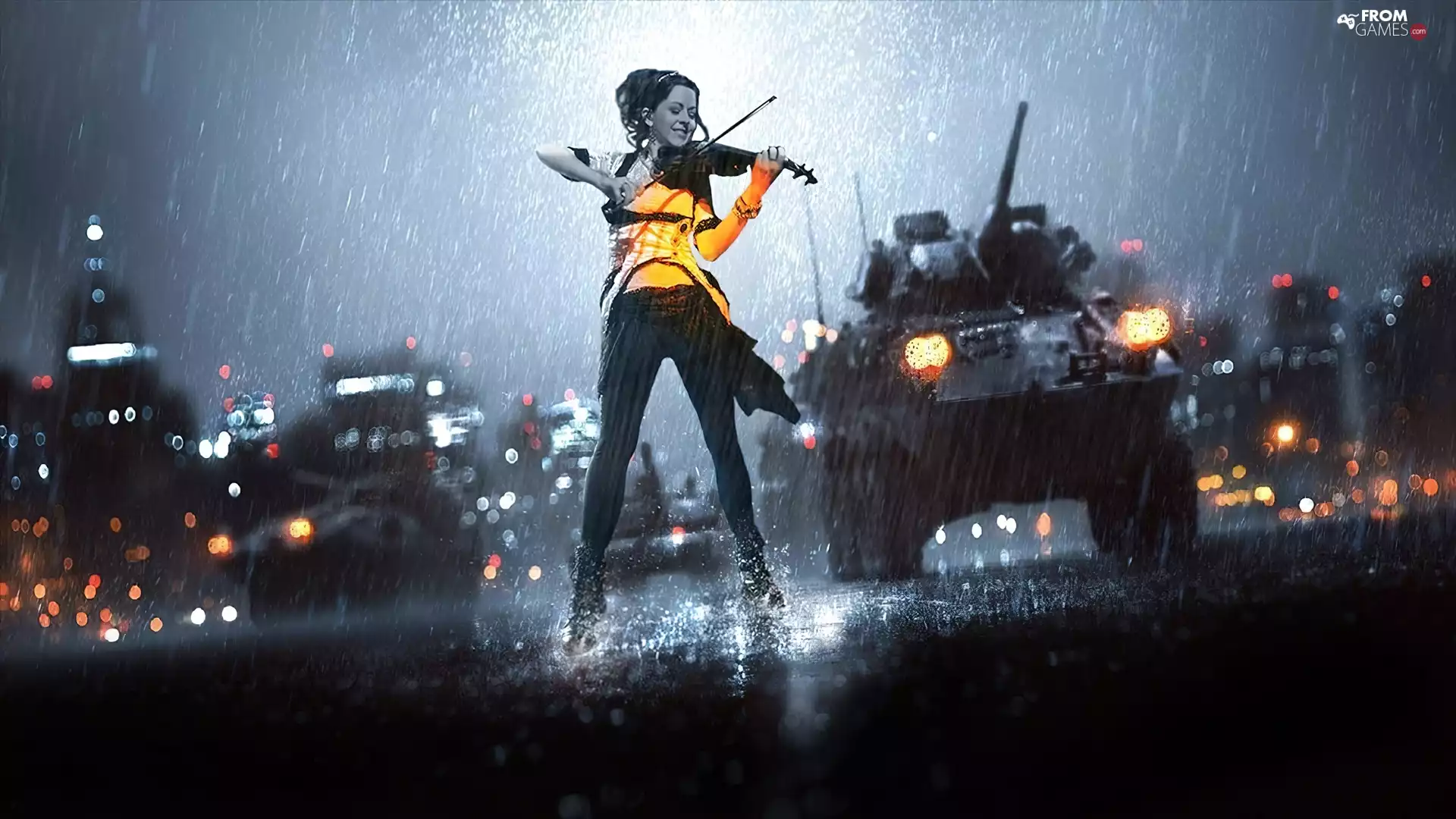 Battlefield 4, lindsey stirling, violin