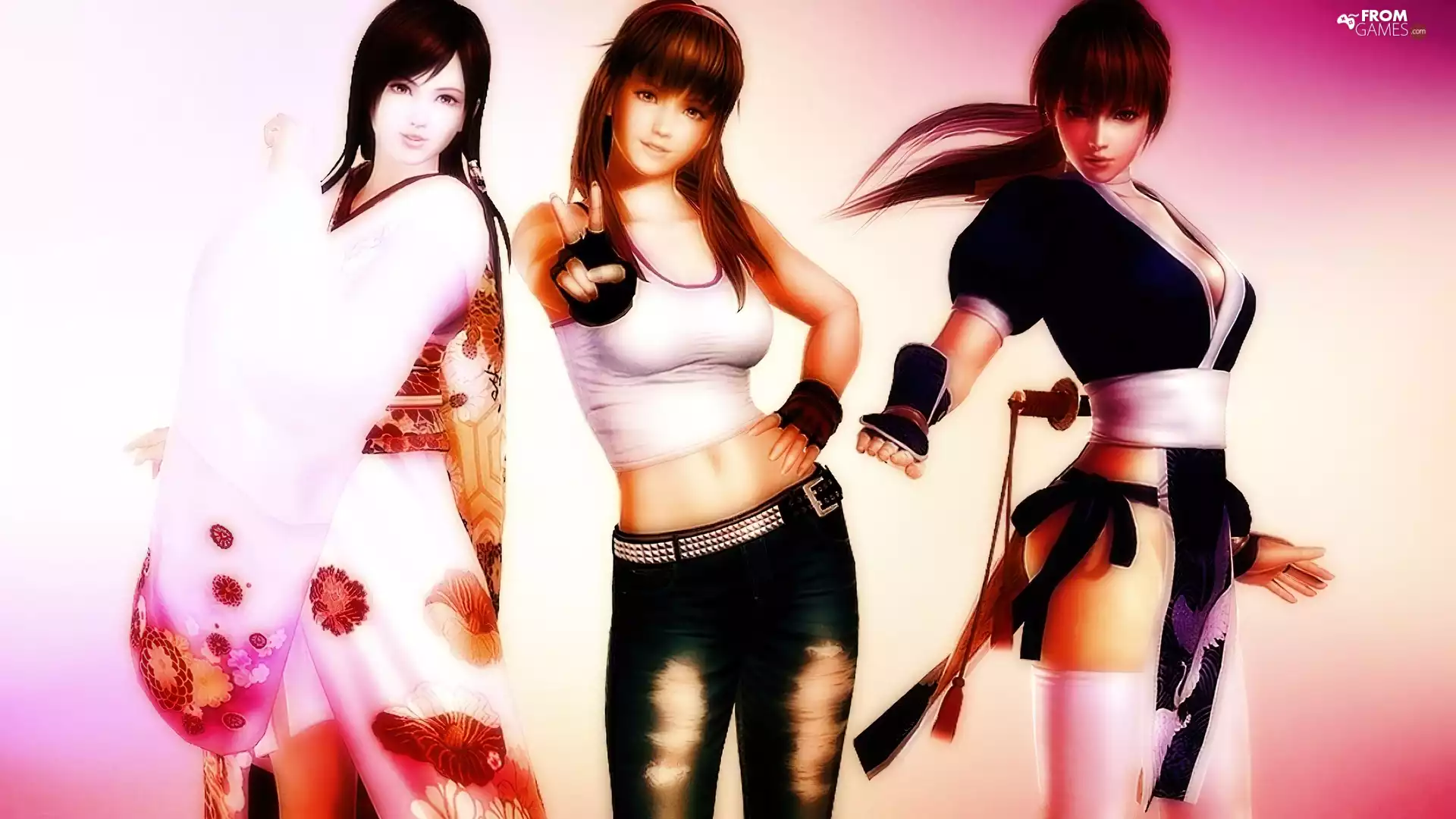 Dead Or Alive 5, Kokoro, Hitomi, Kasumi