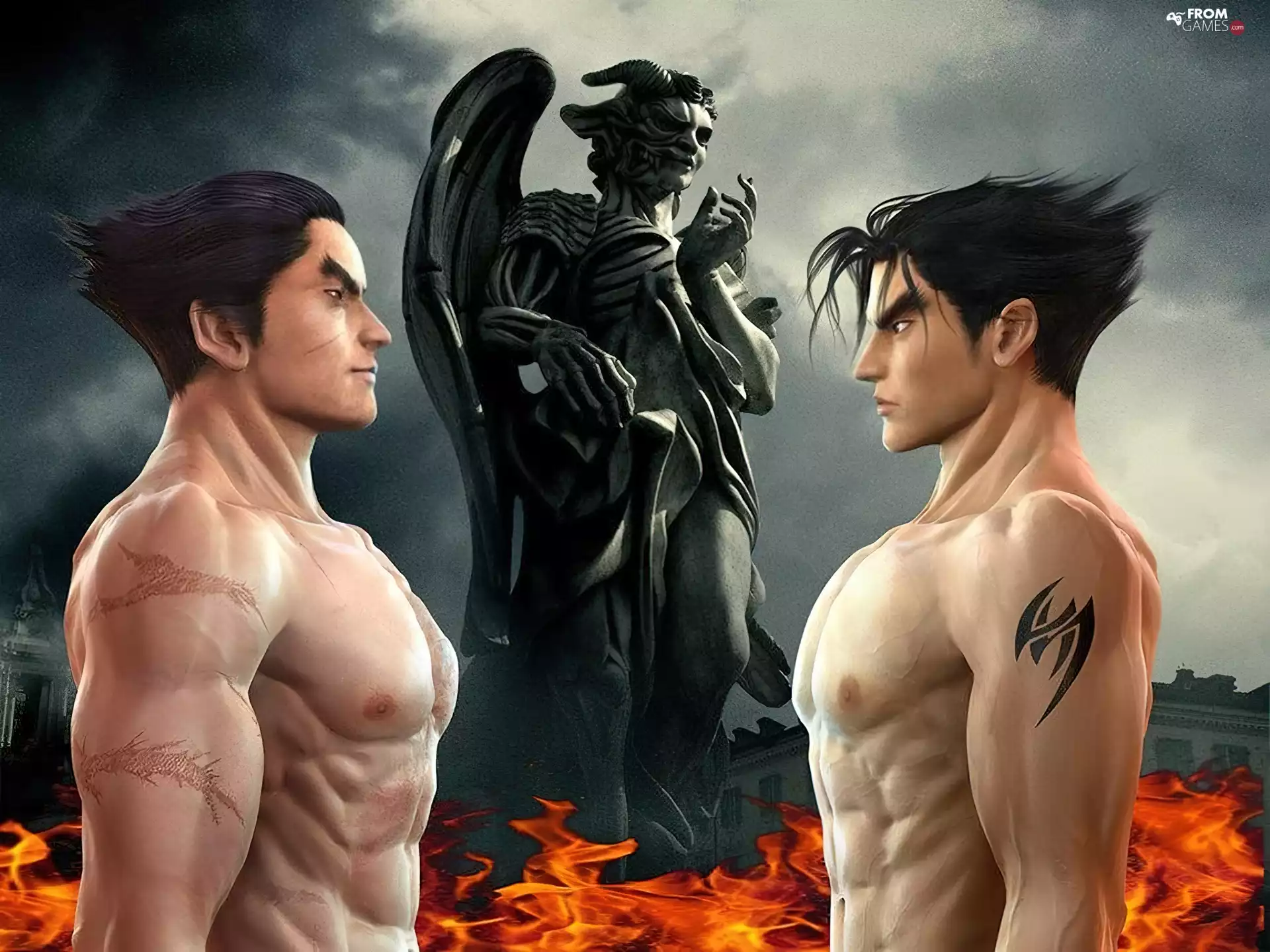 Jin Kazama, Tekken 6, Kazuya Mishima