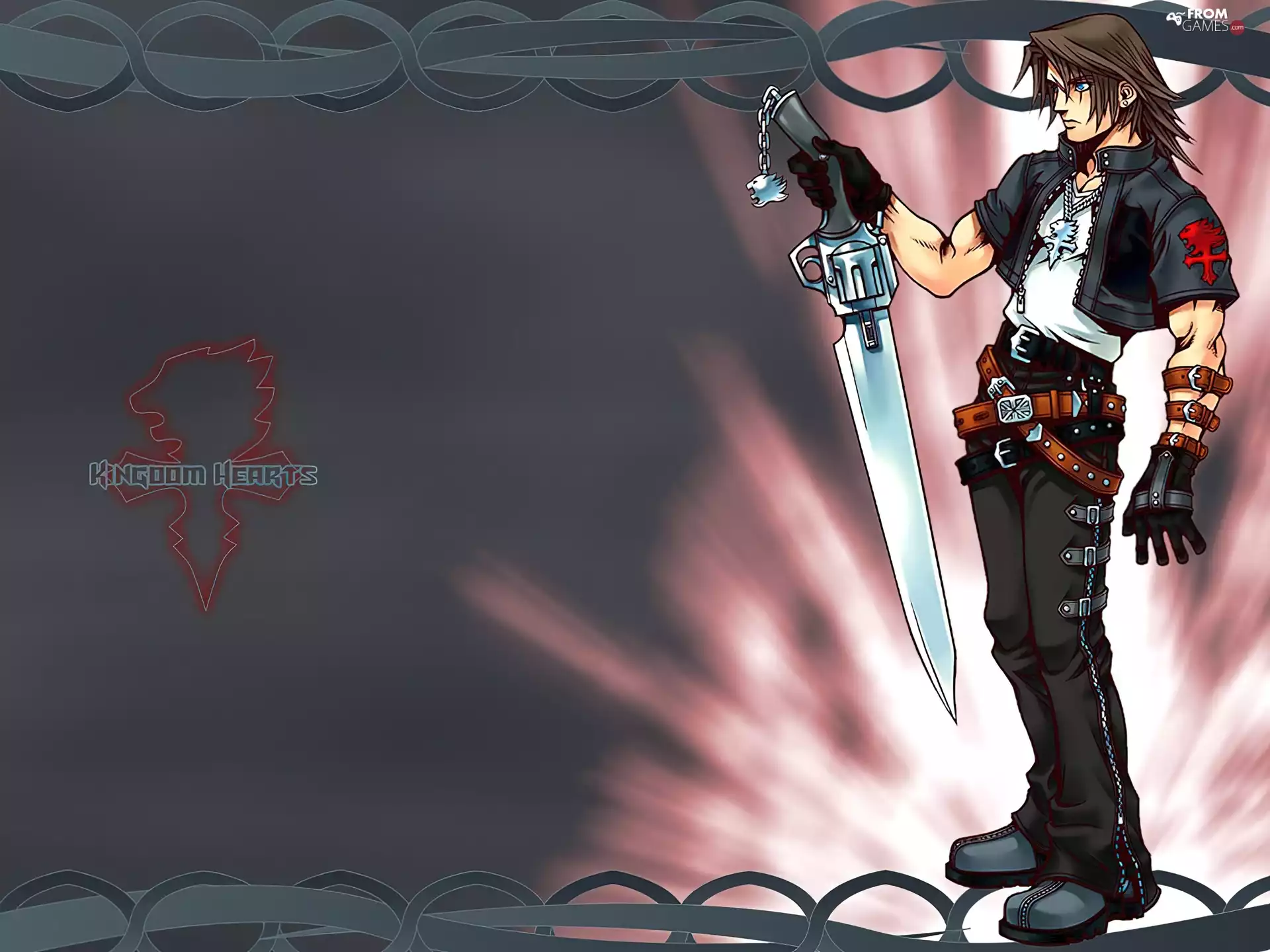 gun, knife, form, a man, Kingdom Hearts