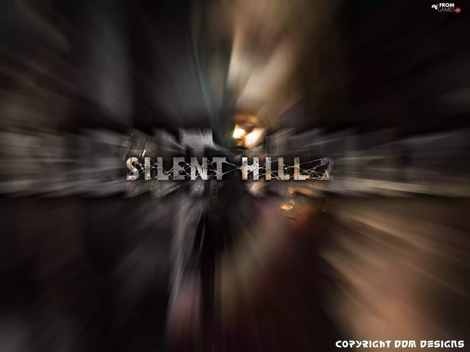 a man, Silent Hill 2, logo, graphics, face, Women