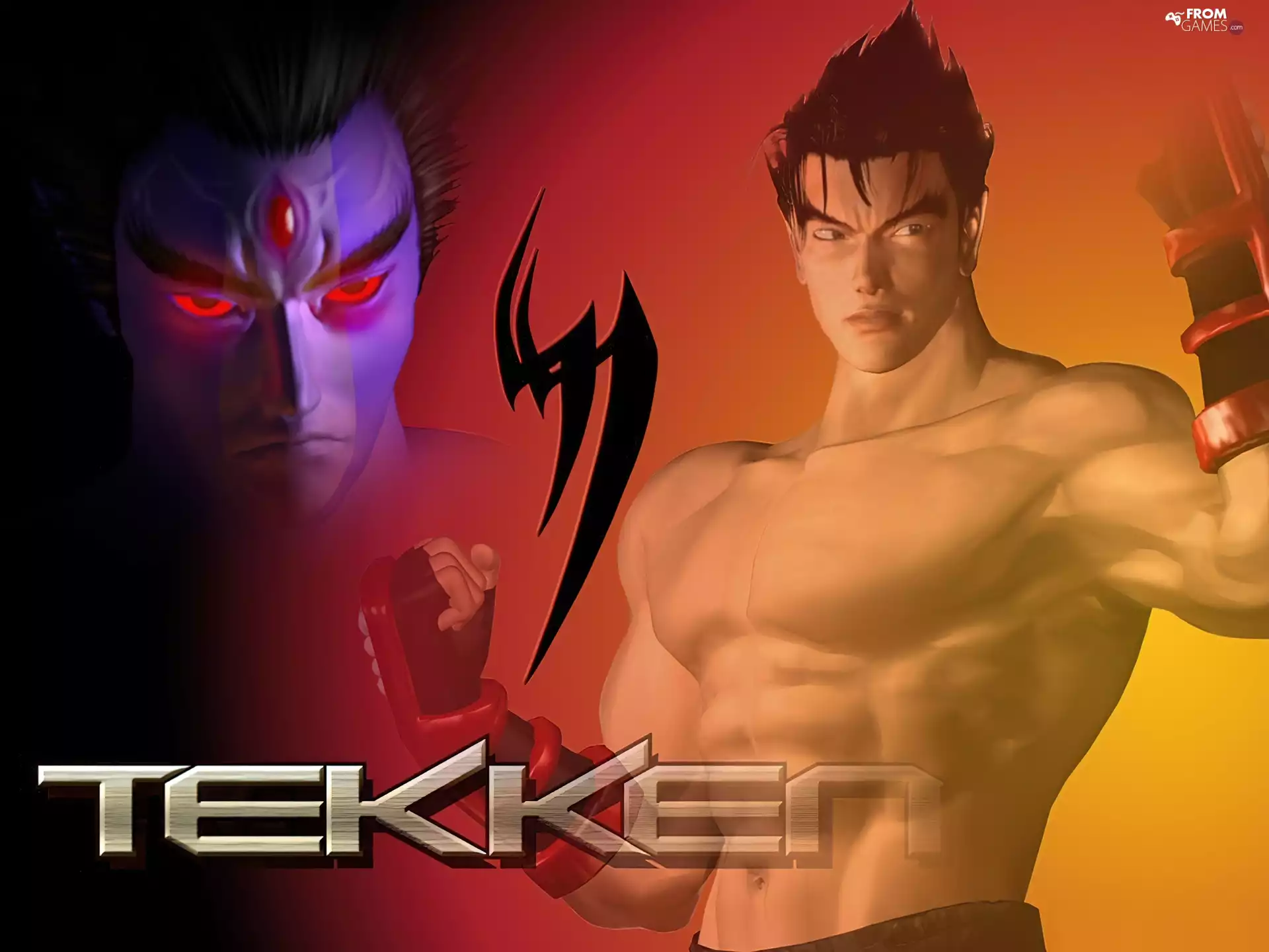 face, Tekken, form, a man, torso
