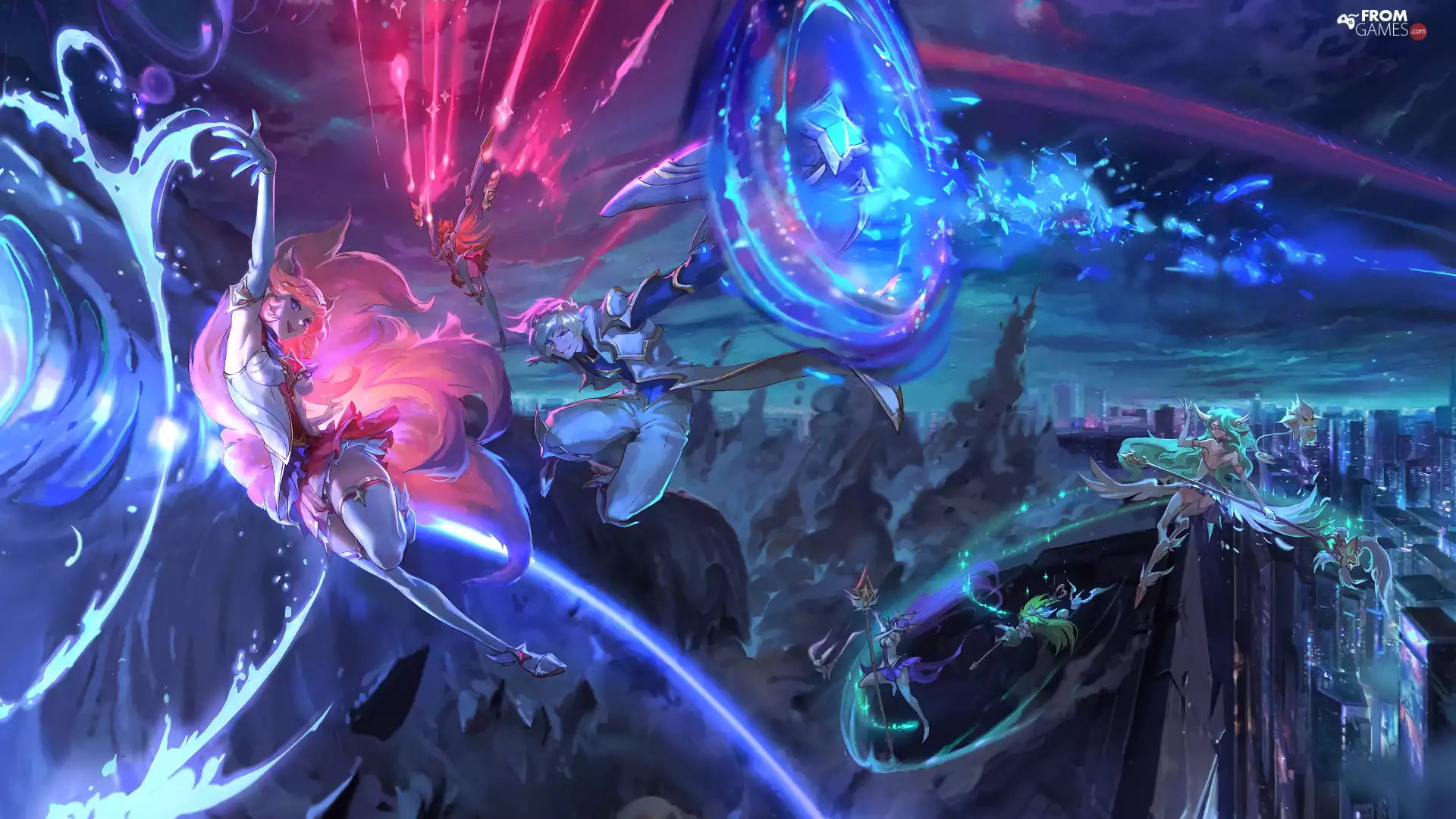 League of legends, Ahri, Ezreal, Star-Guardian