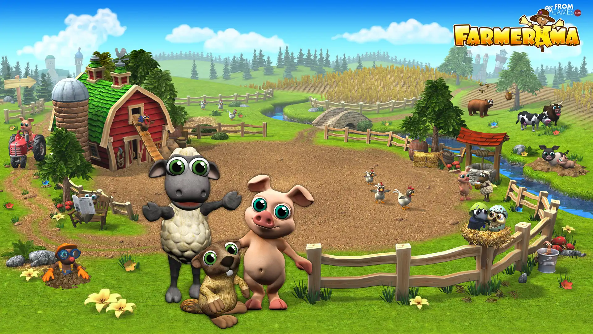 animals, game, Farmerama