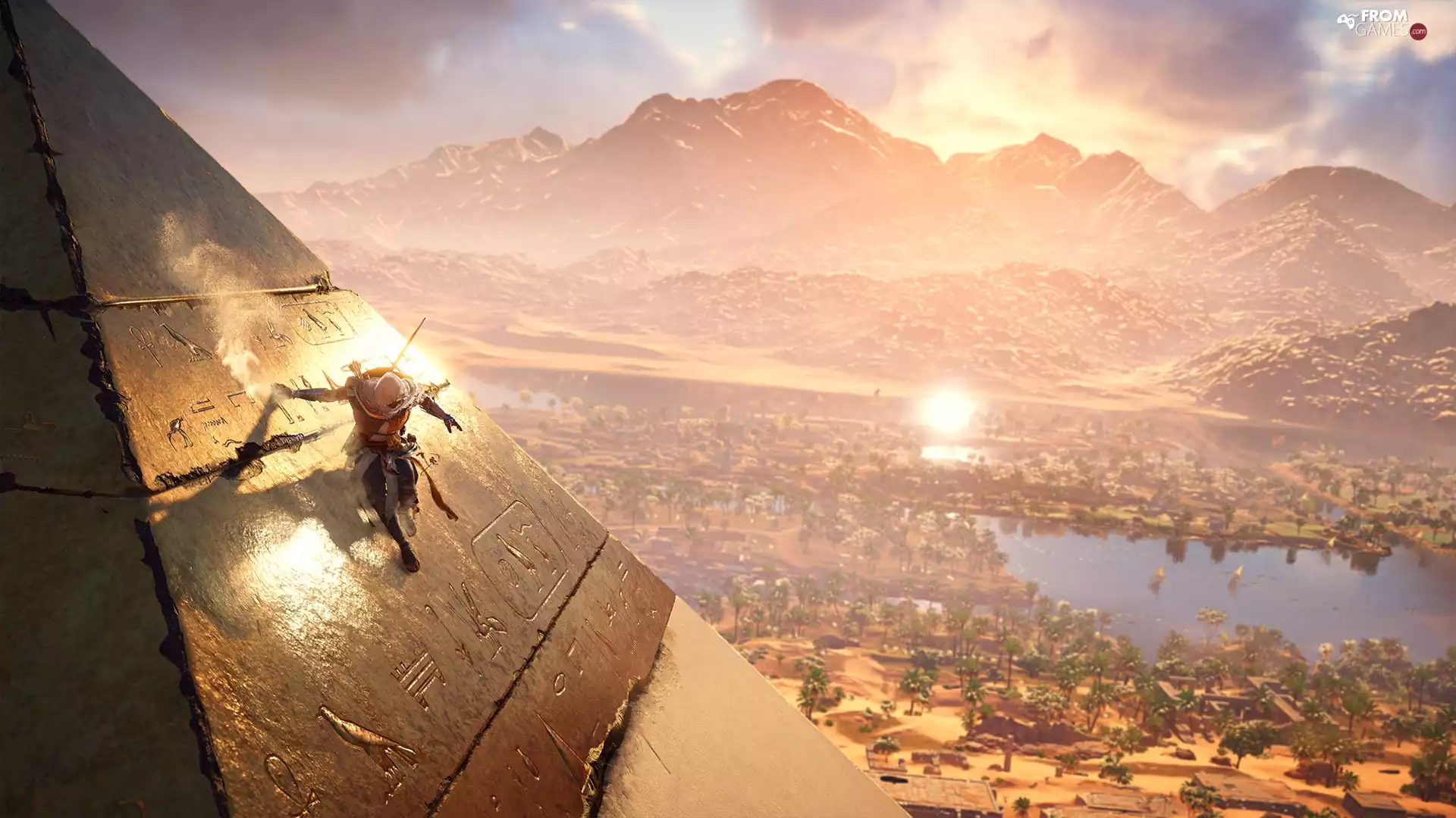 Bayek, Assassins Creed : Origins, Pyramid