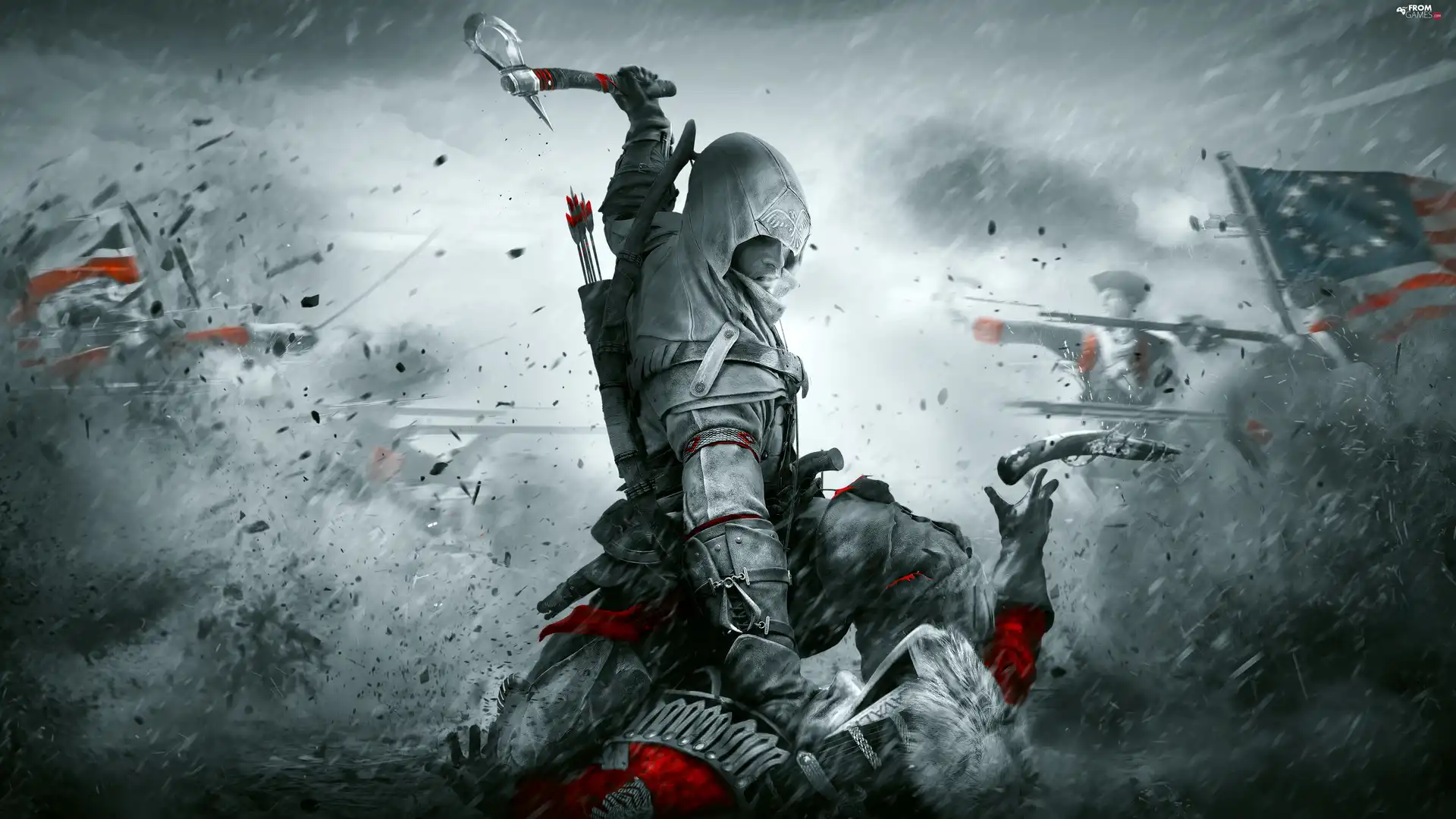 game, form, Connor, Assassins Creed III