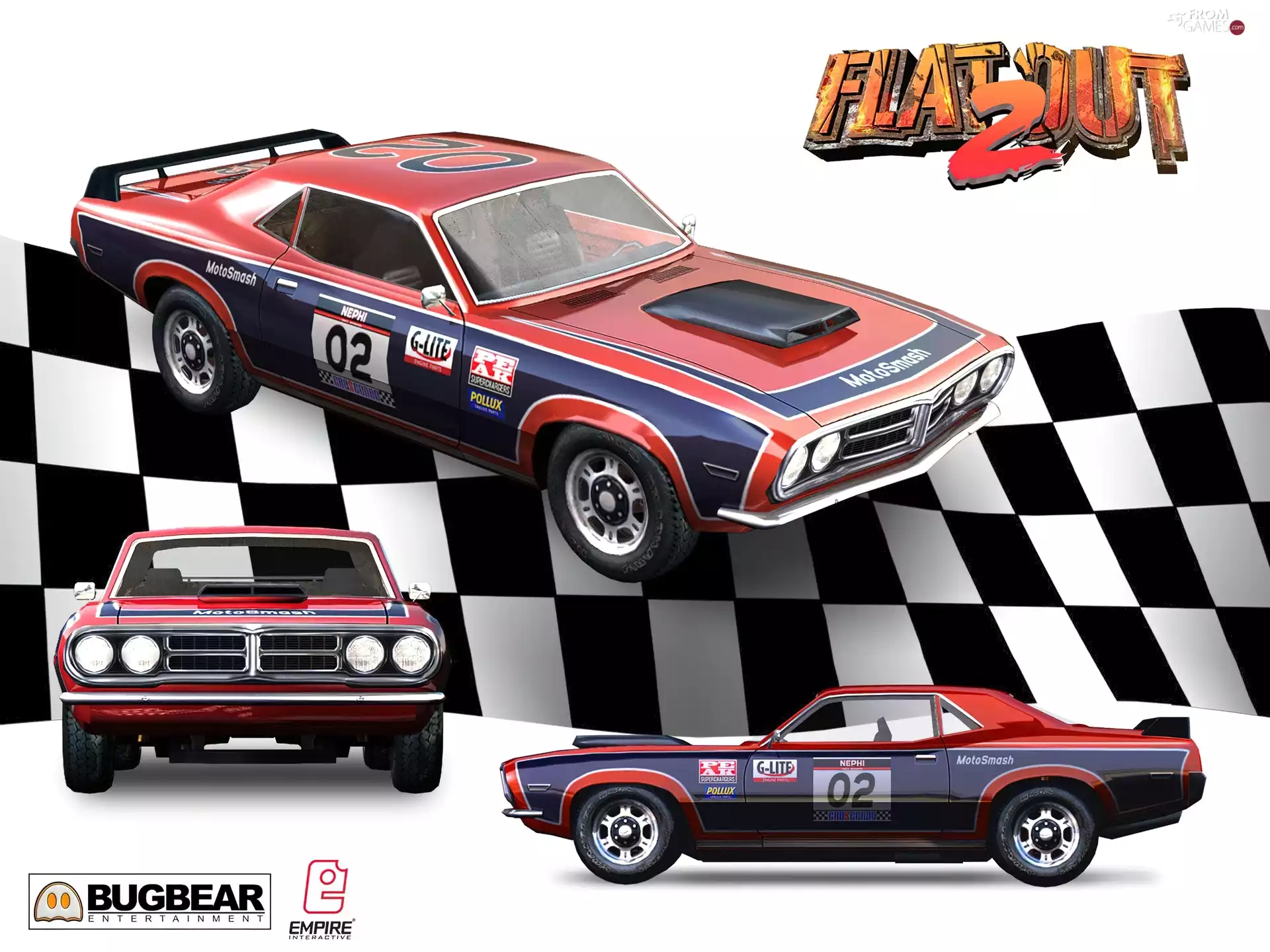 Flat Out 2, Automobile