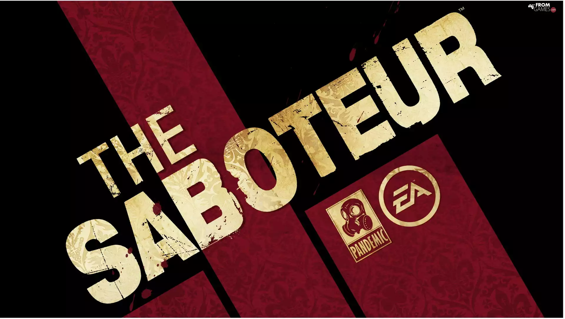 The Saboteur, Black, background