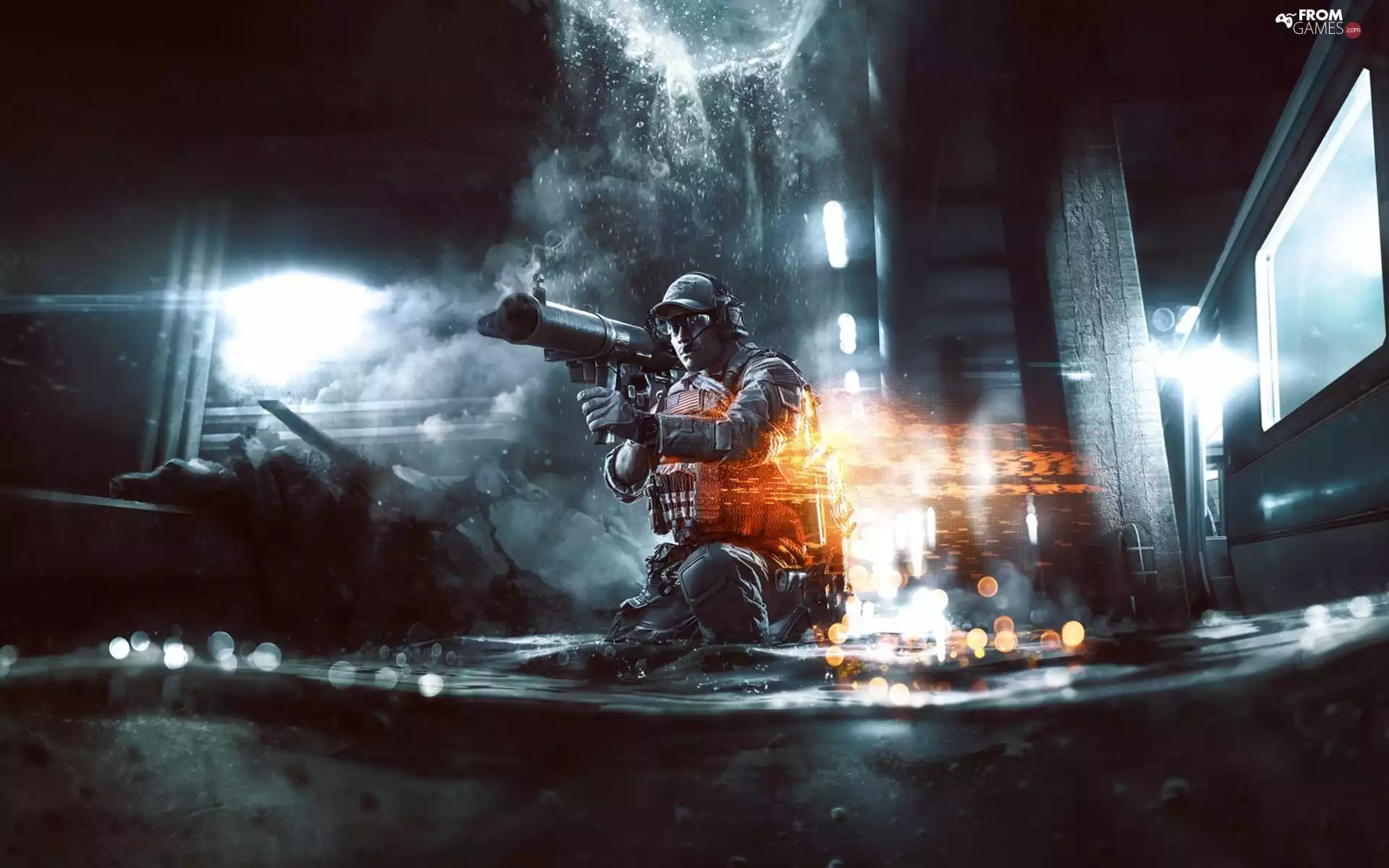 Battlefield 4, Weapons, Big Fire, soldier