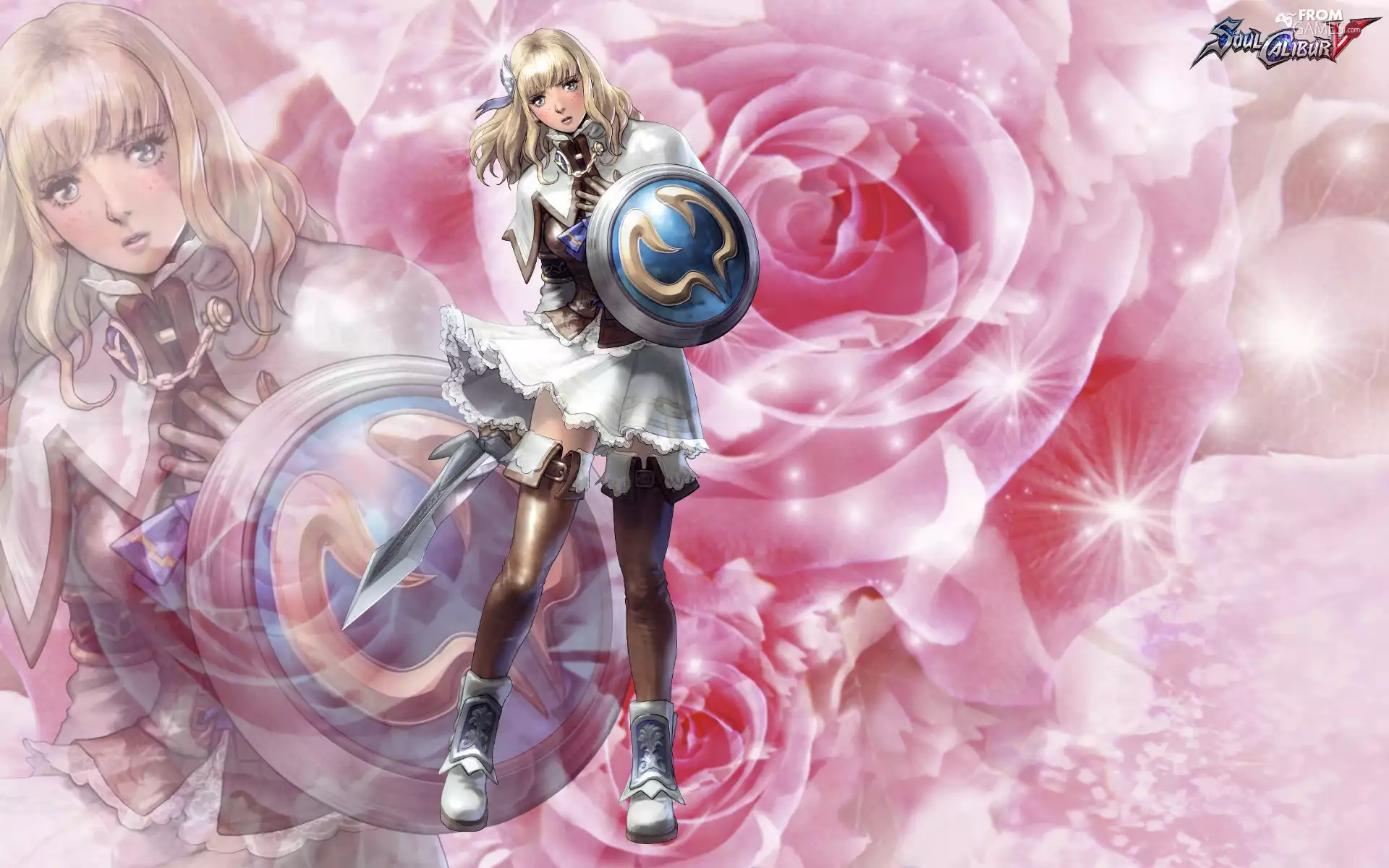 Women, Hair, roses, Blond