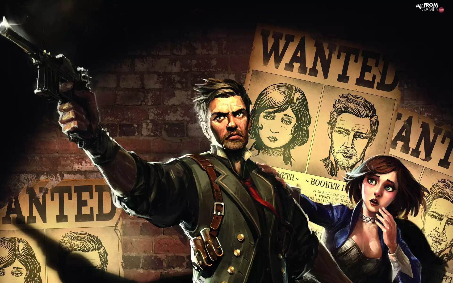 Elizabeth, Bioshock Infinite, booker