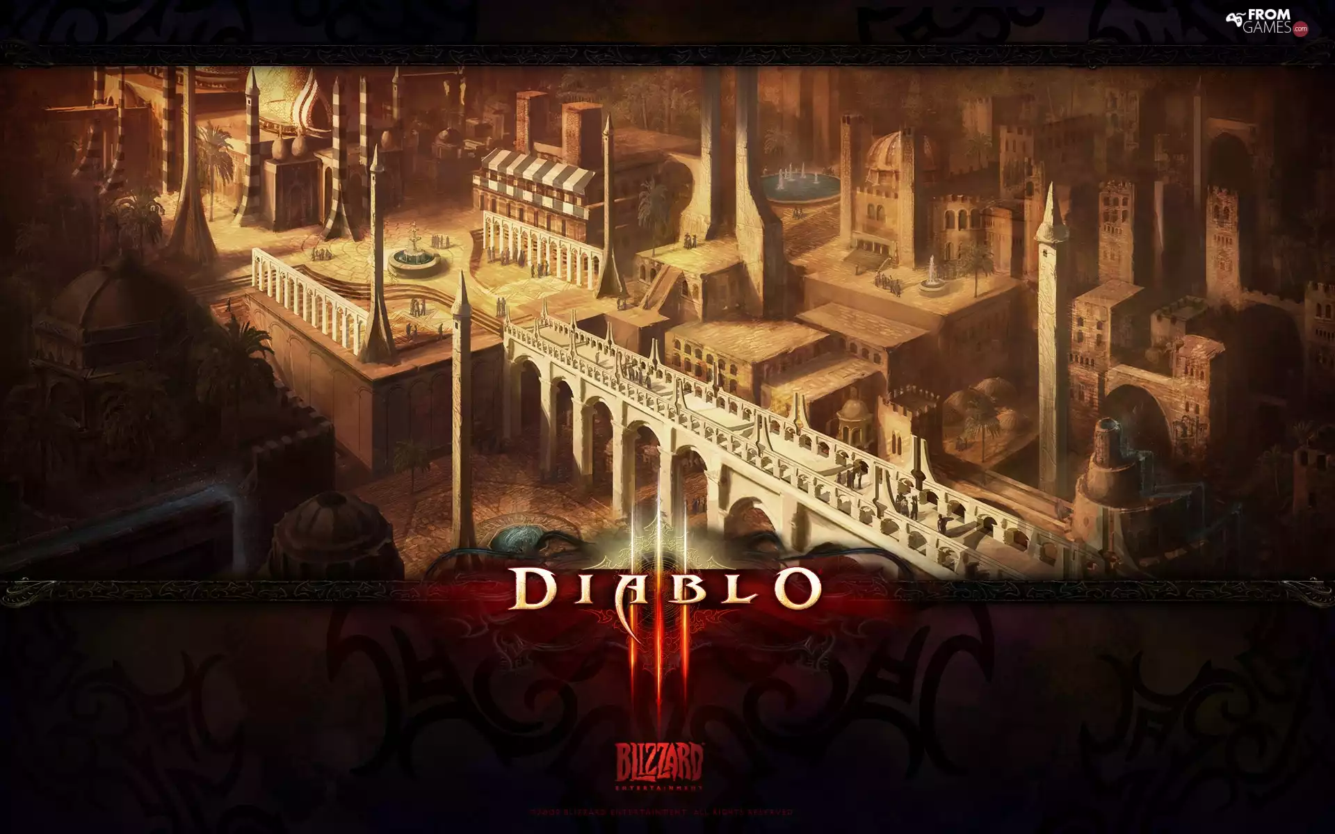 bridge, Diablo, Town