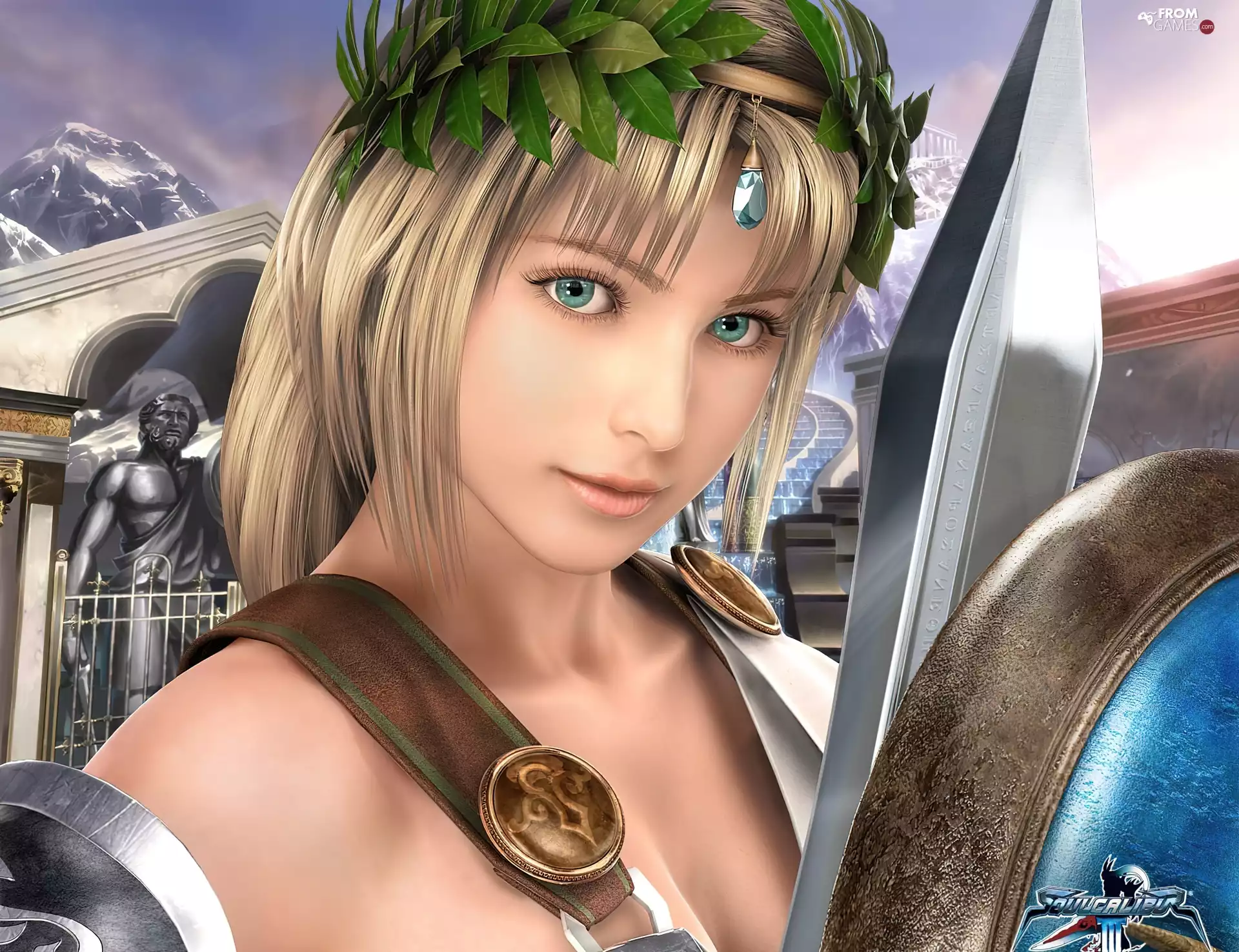 Soul Calibur, sword, Shield, Sophita