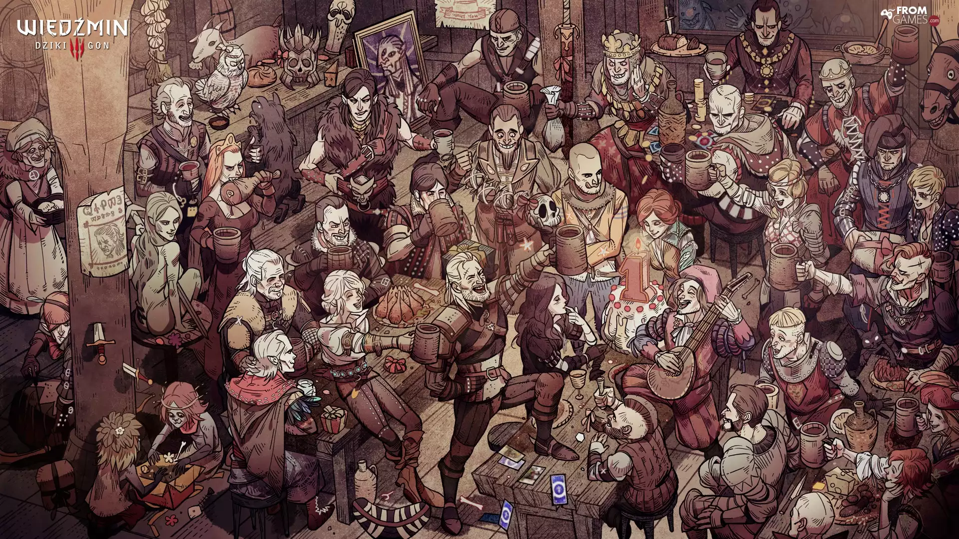 The Witcher, Birthday Card