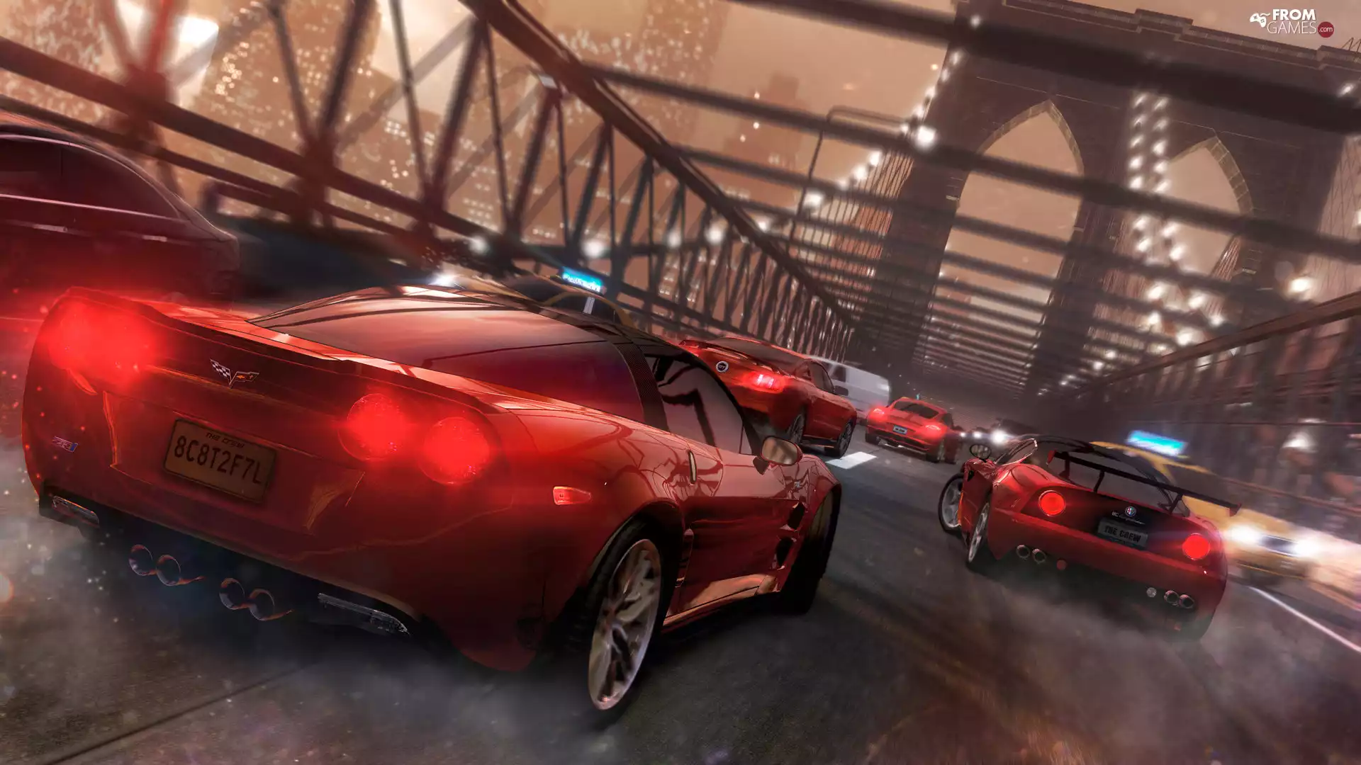 game, cars, bridge, The Crew