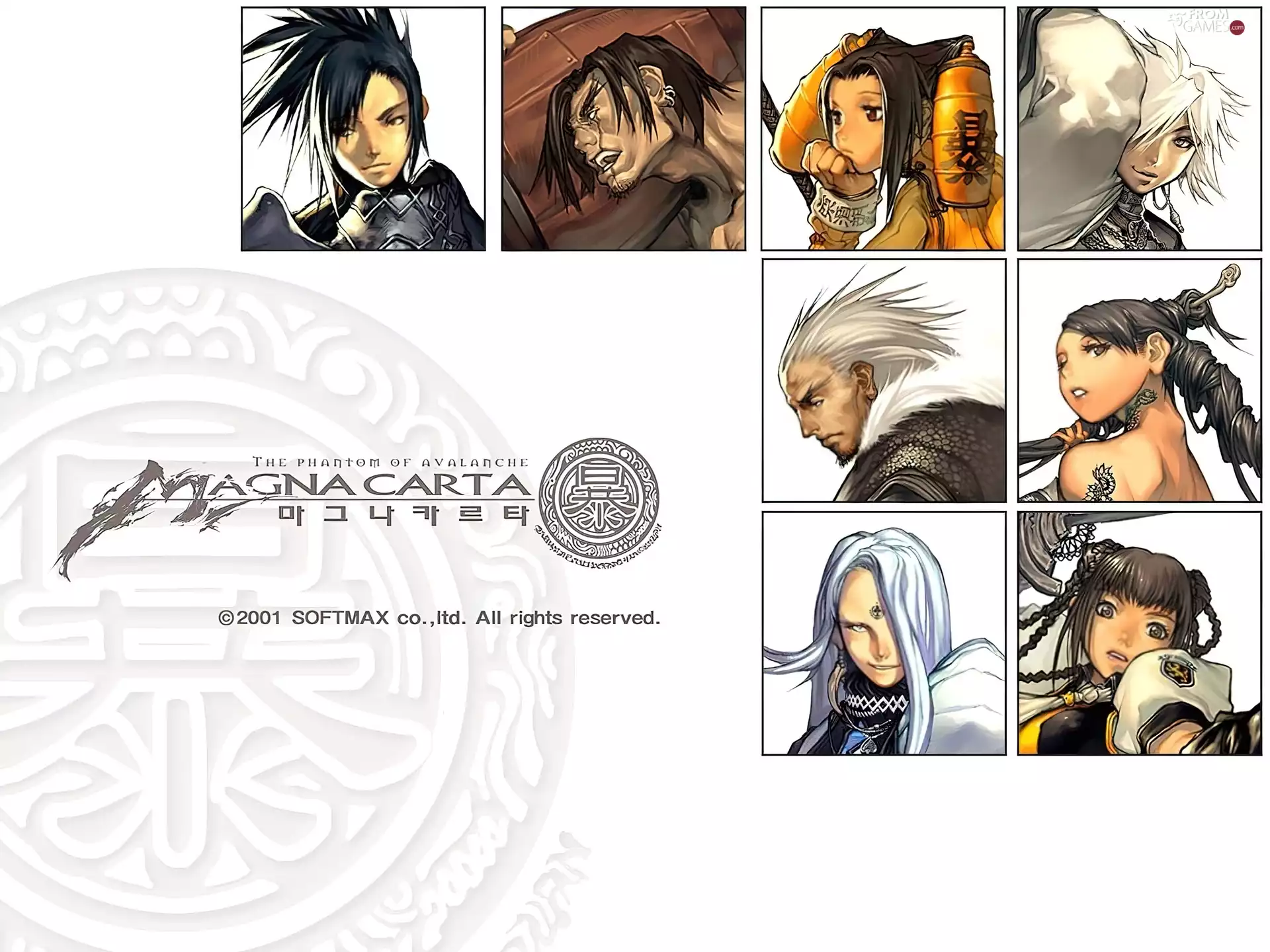 a man, logo, Characters, Women, Magna Carta