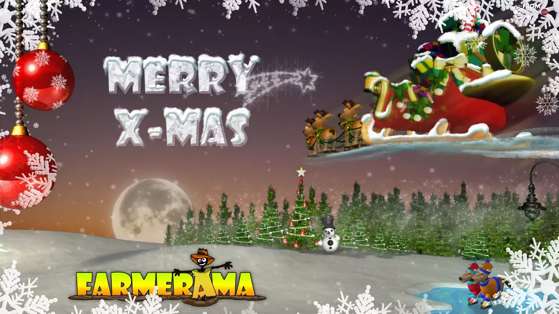 Christmas, Farmerama, Merry
