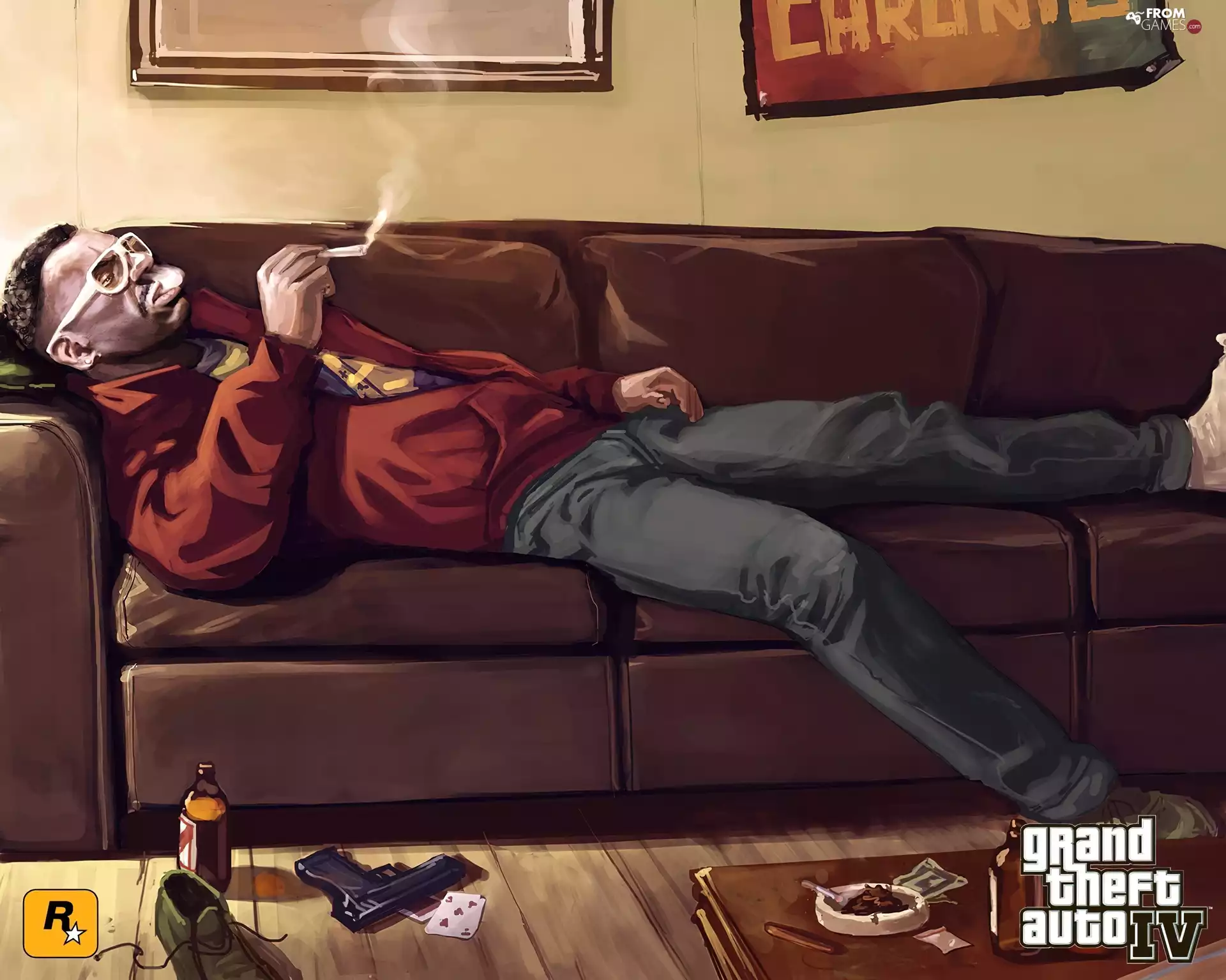 house, Gta 4, Cigarette