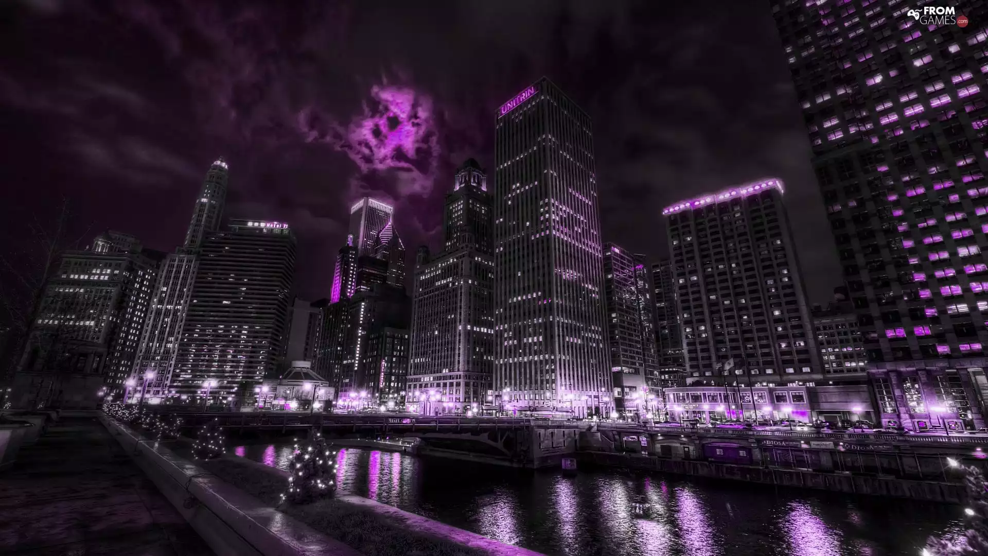 Saints Row 4, City at Night, game