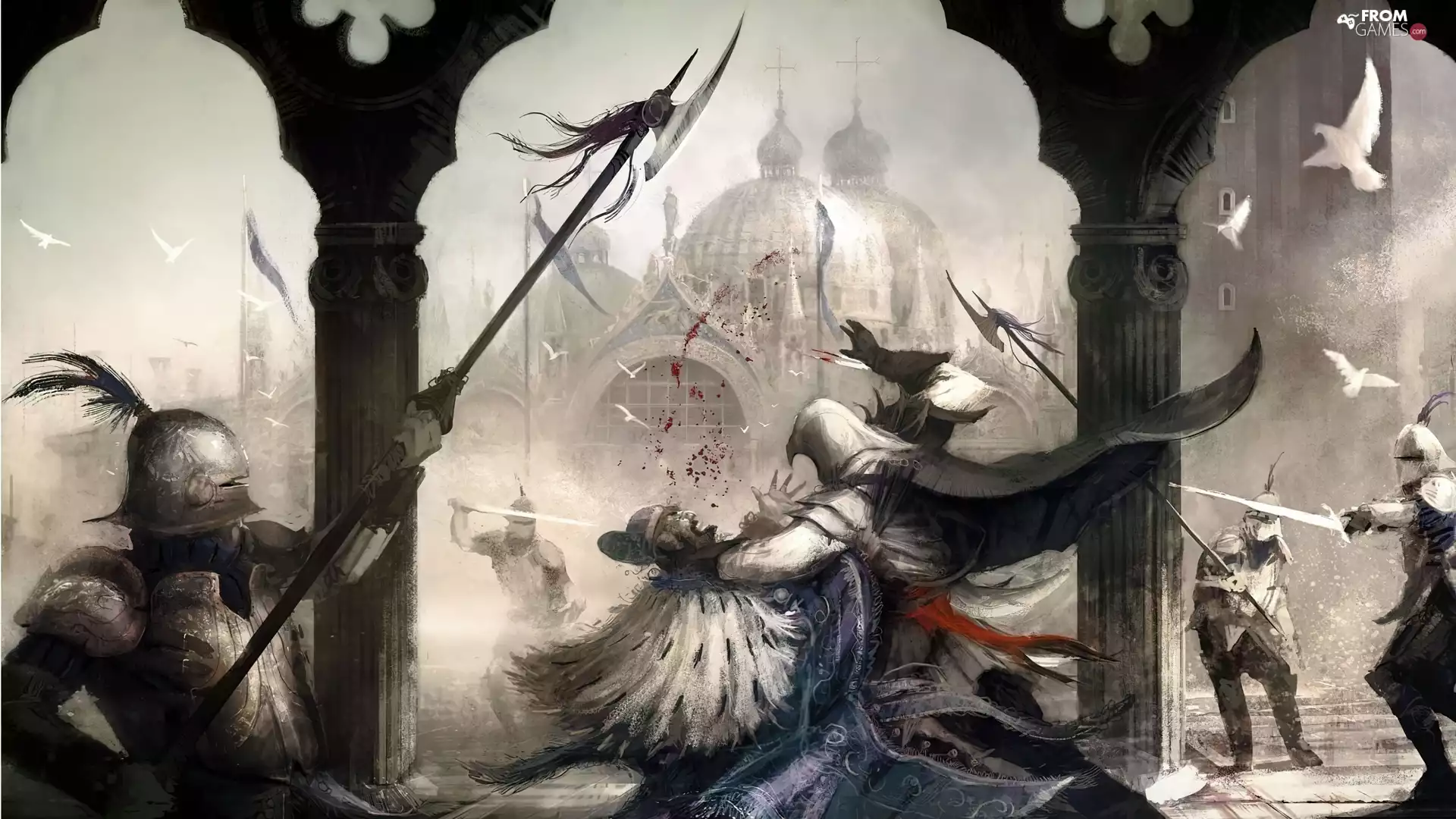 Fight, game, Assassins Creed