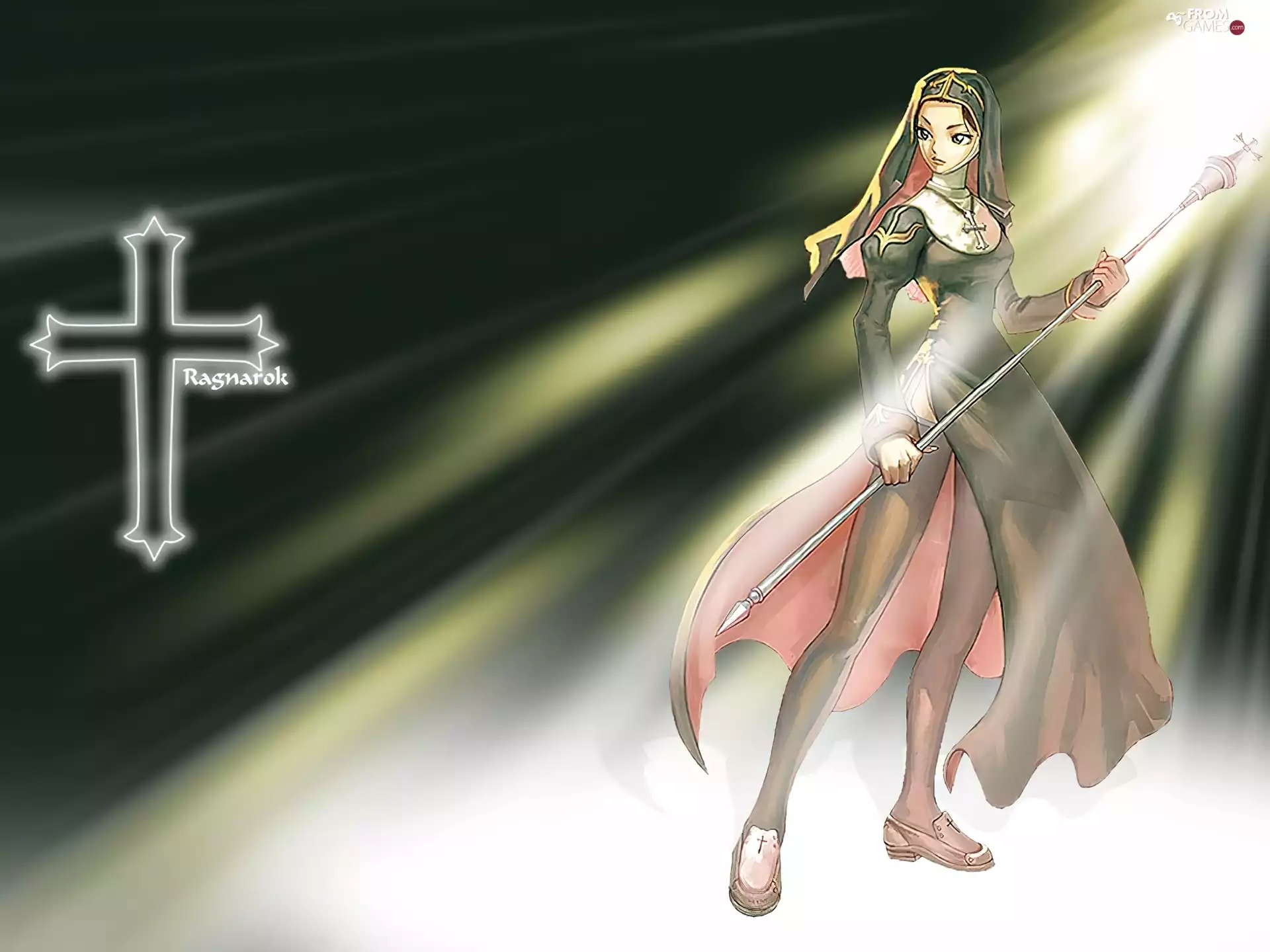 Ragnarok, Cross, Women, spear, form