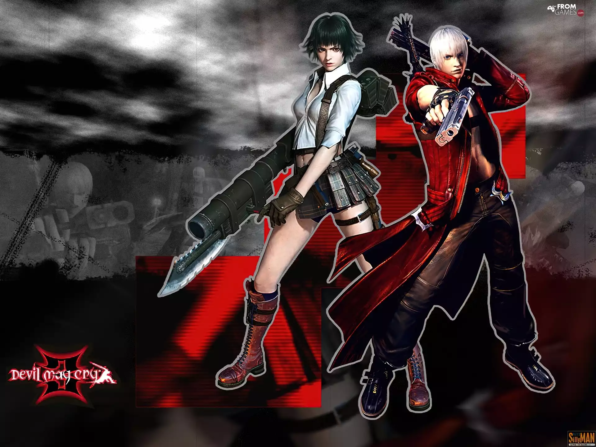 a man, Weapons, Characters, Women, Devil May Cry