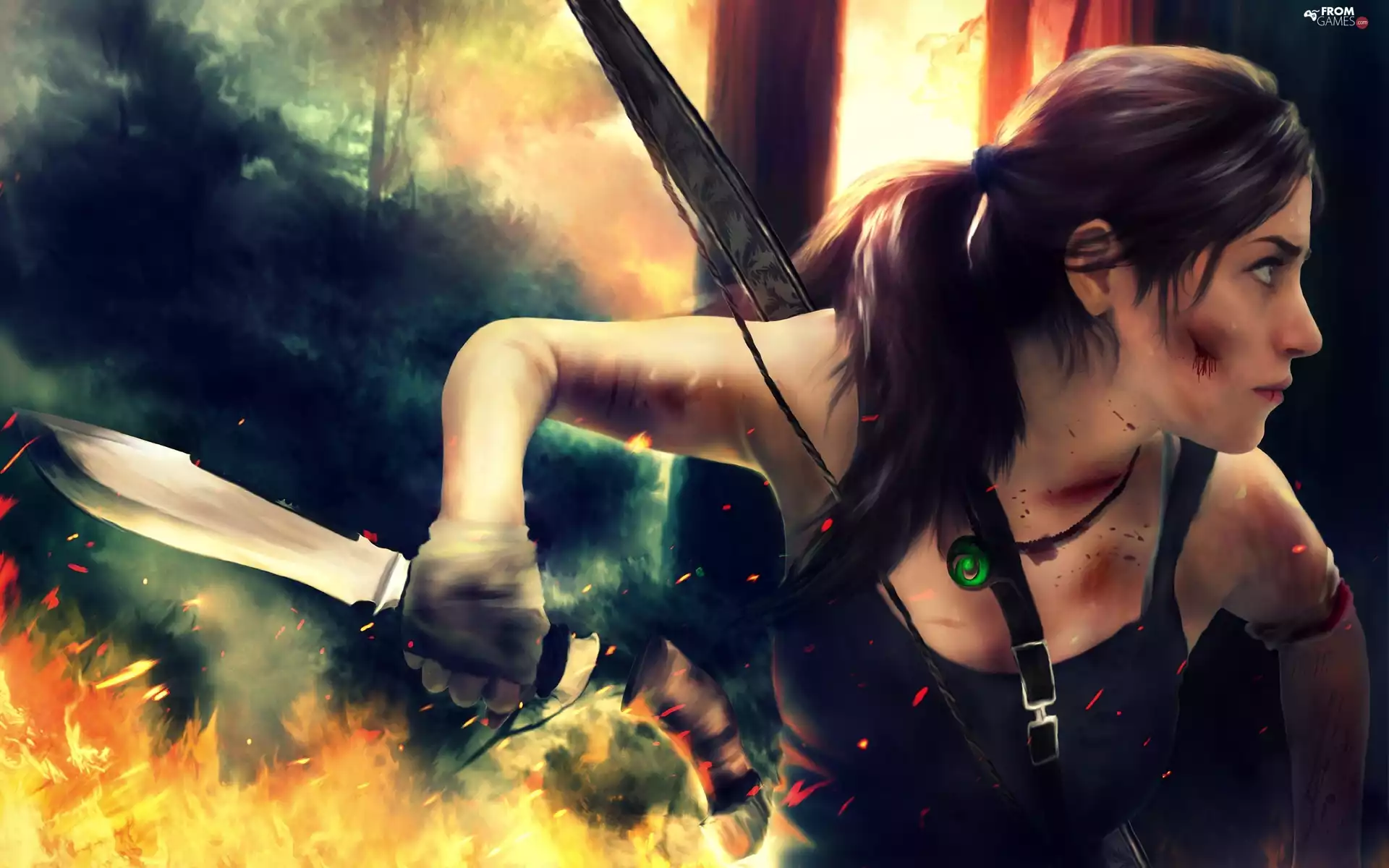 Lara Croft, Women, dagger