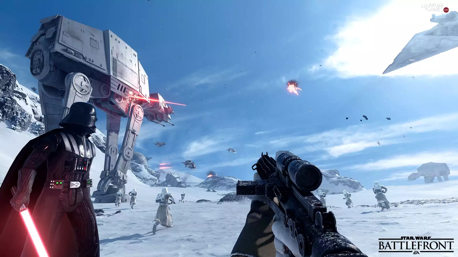 Star Wars: Battlefront, Darth Vader, Fight, Characters