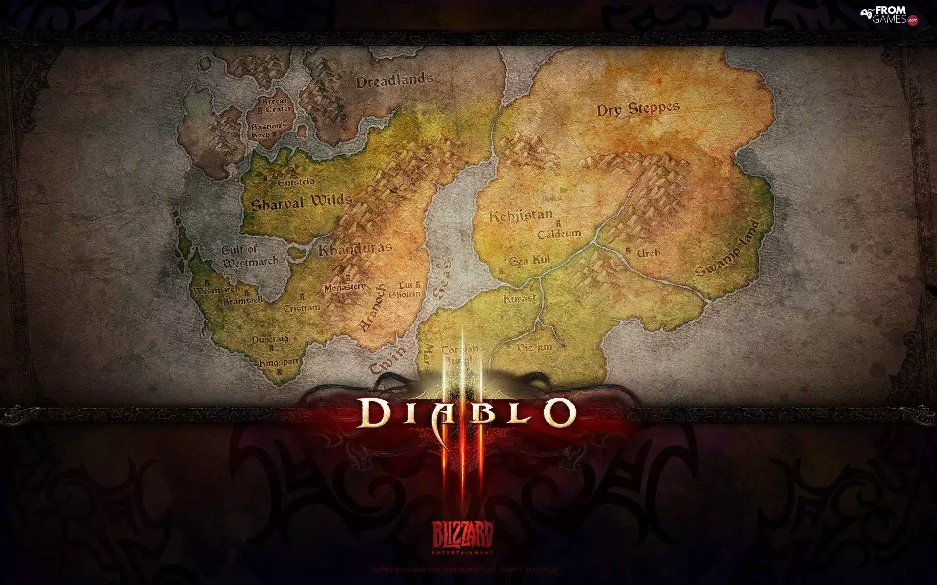 Diablo 3, Map