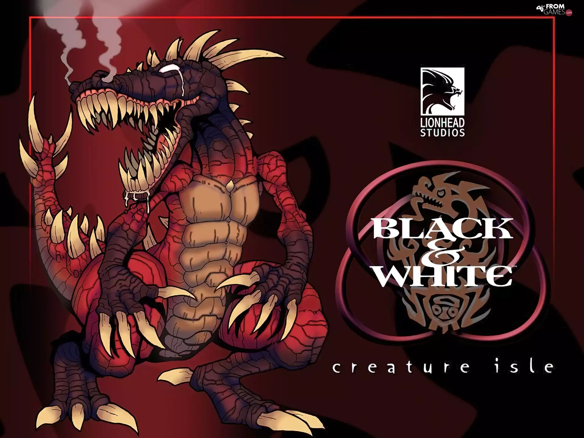 logo, Creature Isle, Dragon