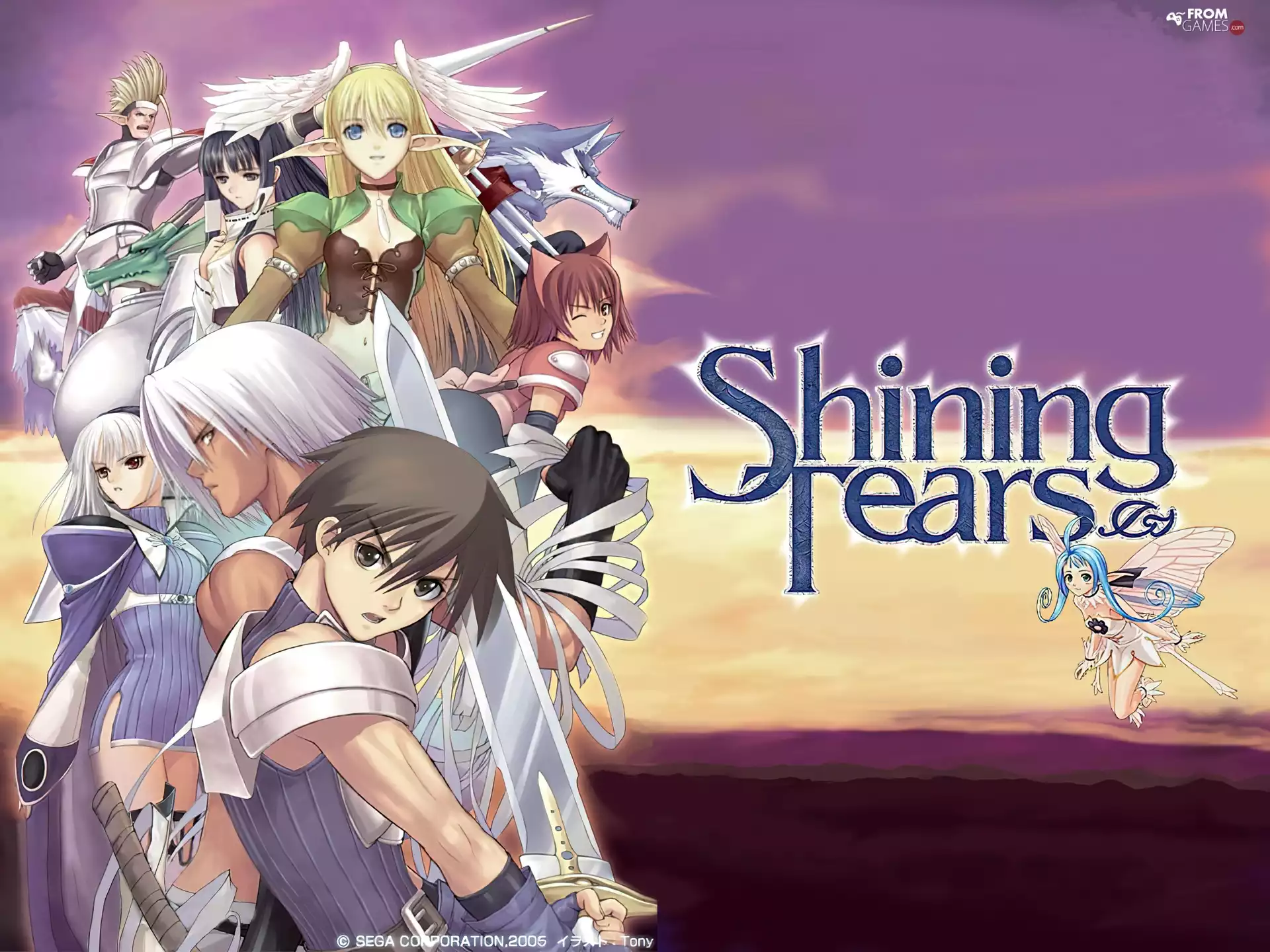 a man, Characters, elf, Women, Shining Tears