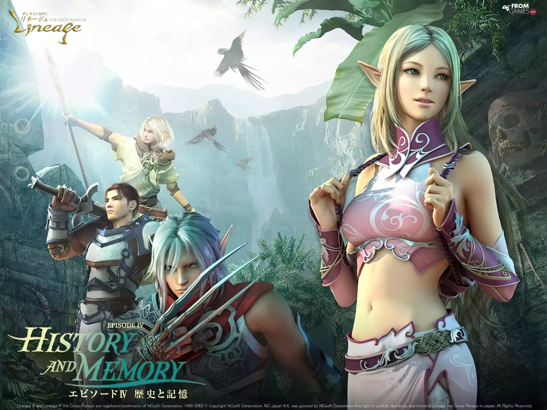 Characters, elf, Lineage 2, Women