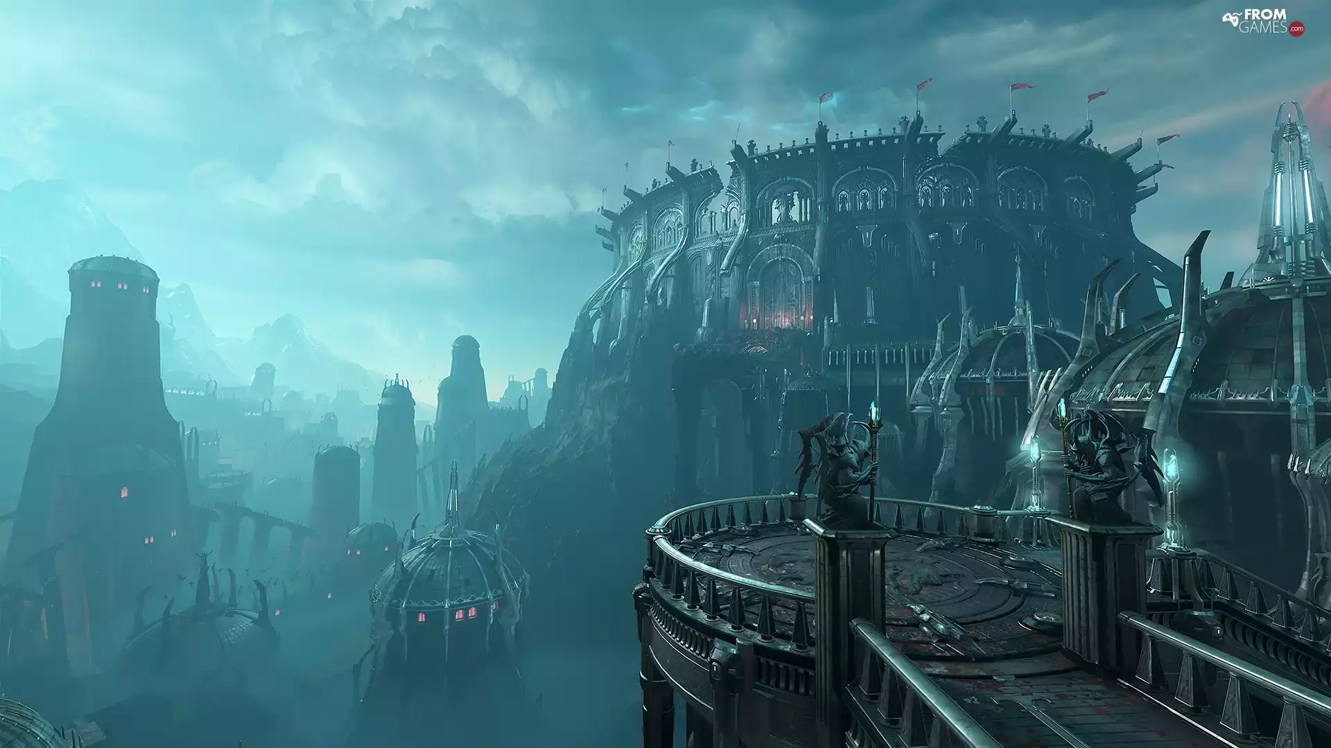 game, fantasy, structures, Doom Eternal