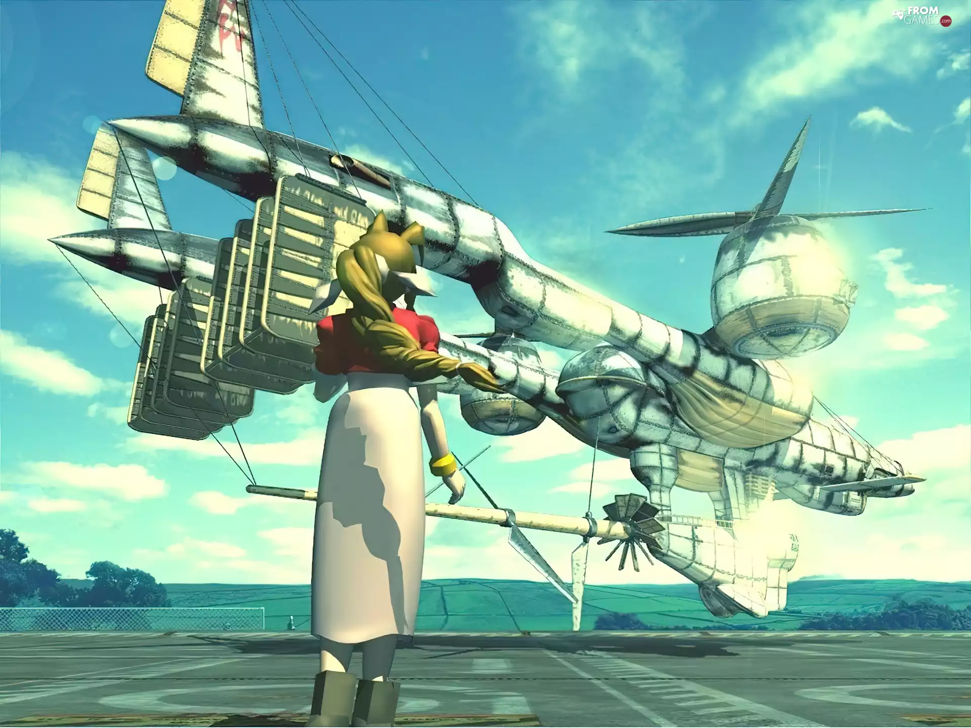 Final Fantasy, Women, plane, form