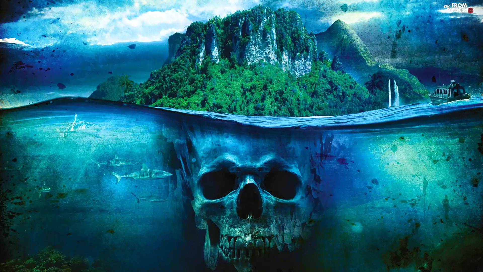 skull, Far Cry 3, Island