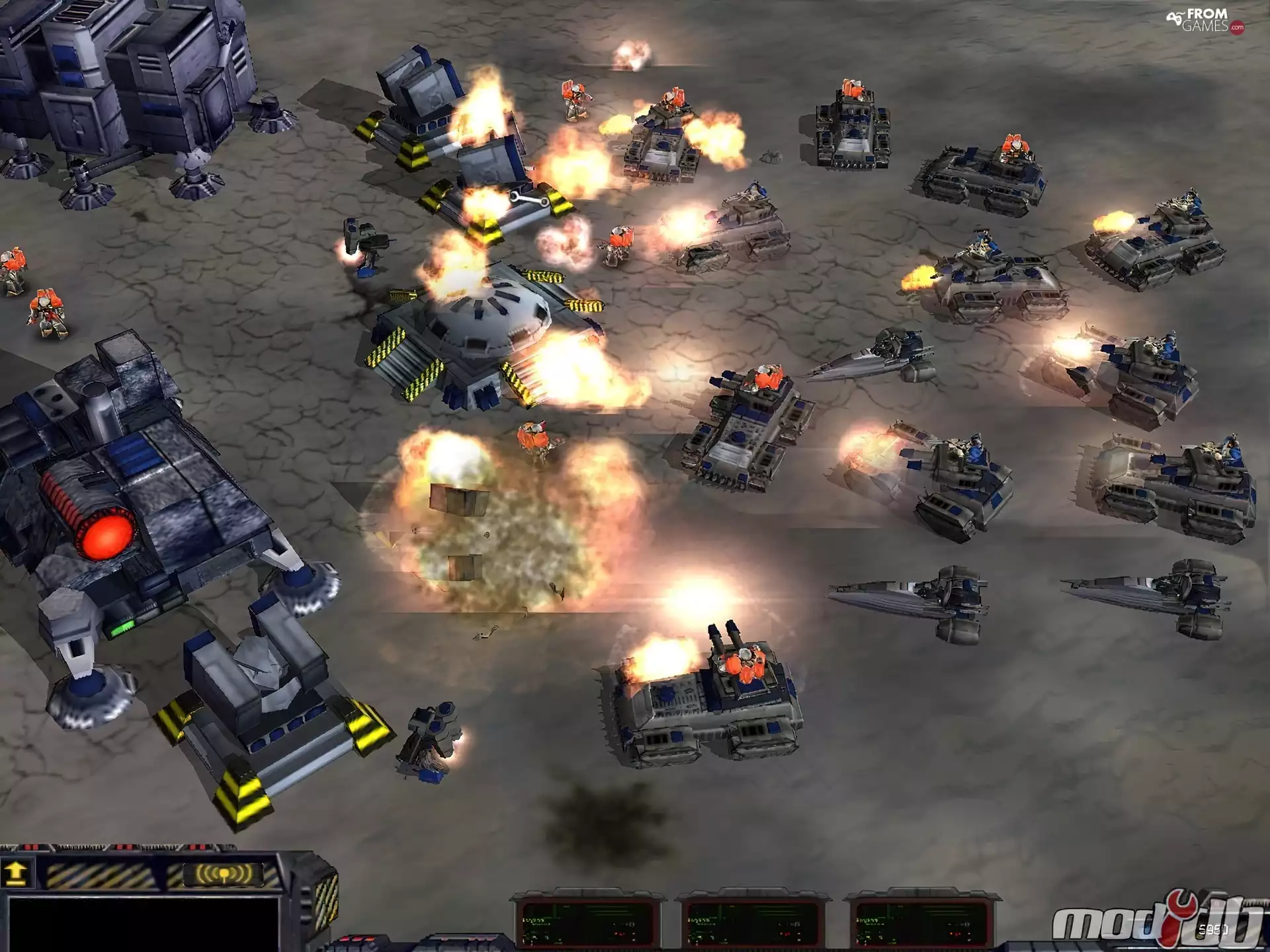 tanks, Starcraft 2, Fight, Big Fire, works