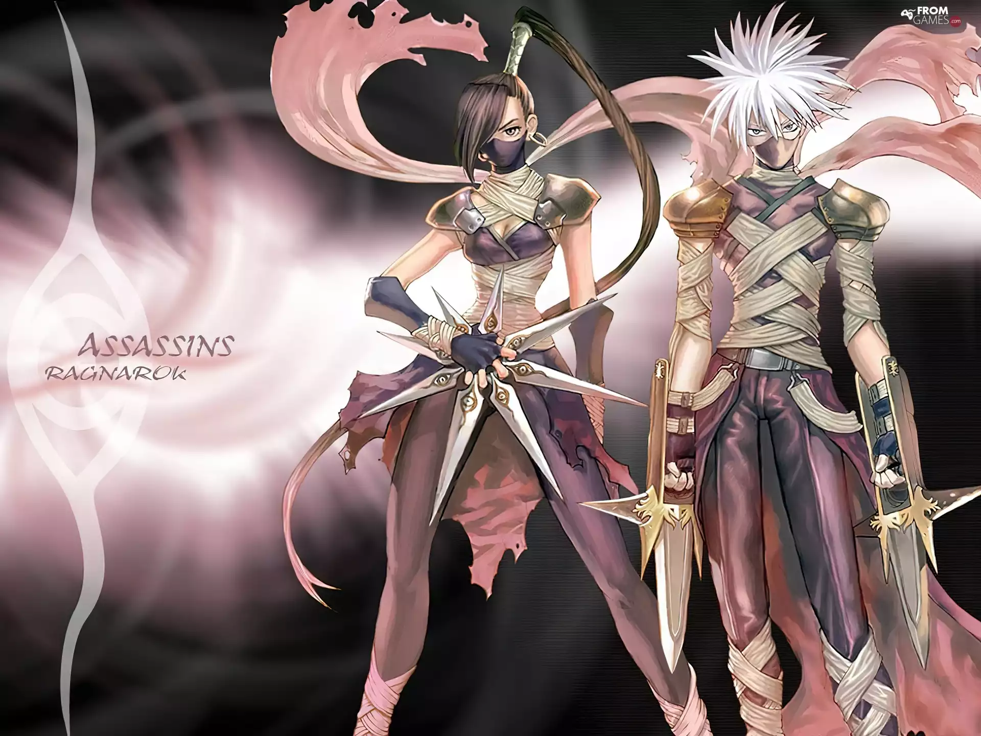 a man, Characters, fighter, Ragnarok, dagger, Women