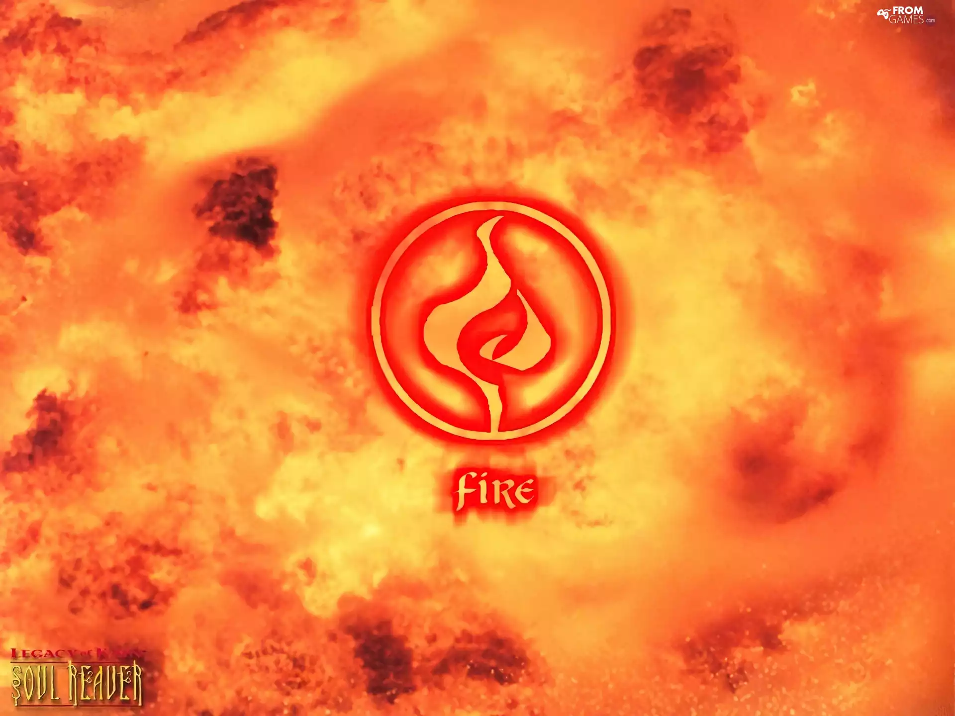 Legacy Of Kain Soul Reaver, logo, Big Fire