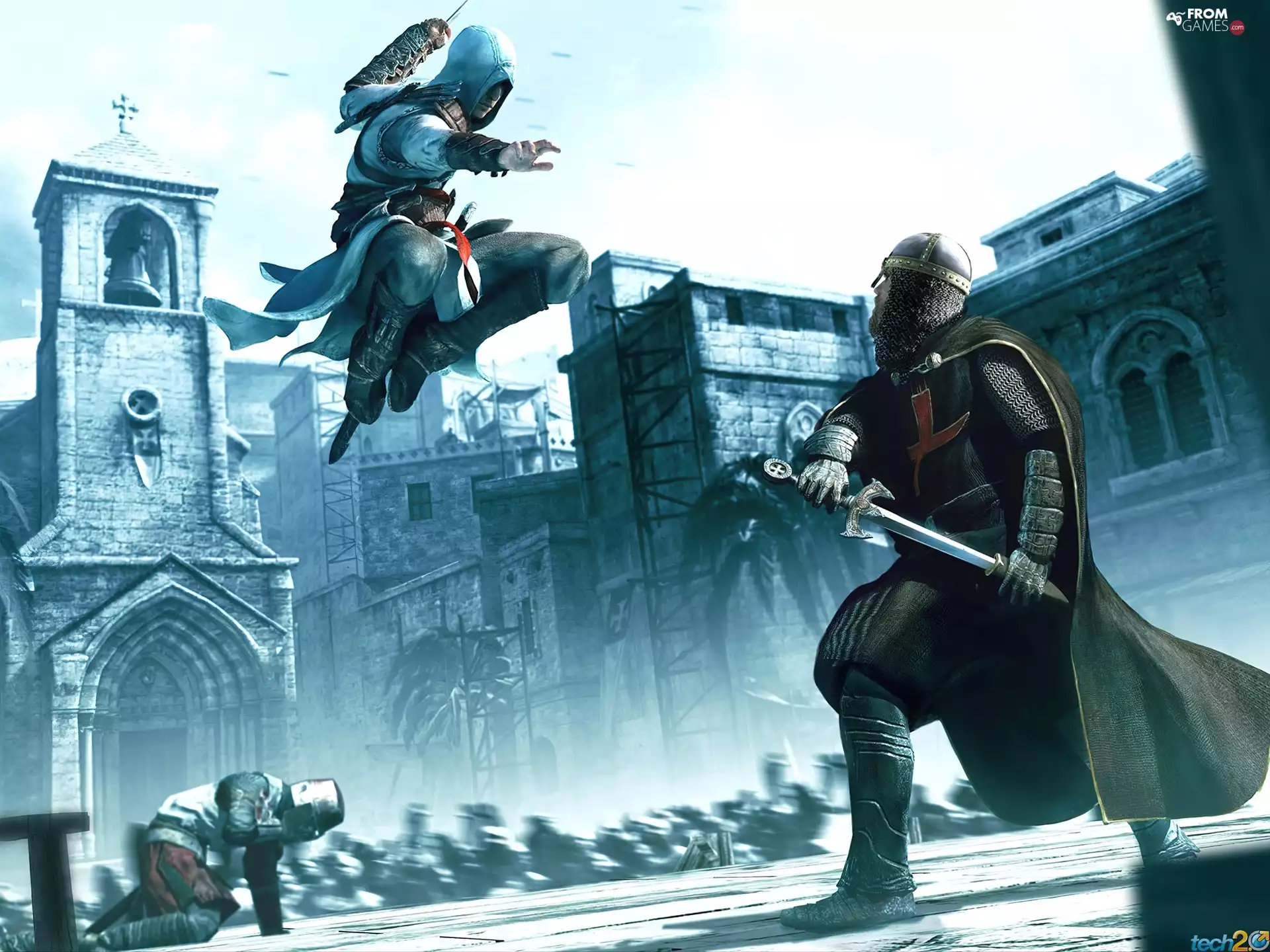 a man, Assassins Creed, sword, dagger, Armor, form